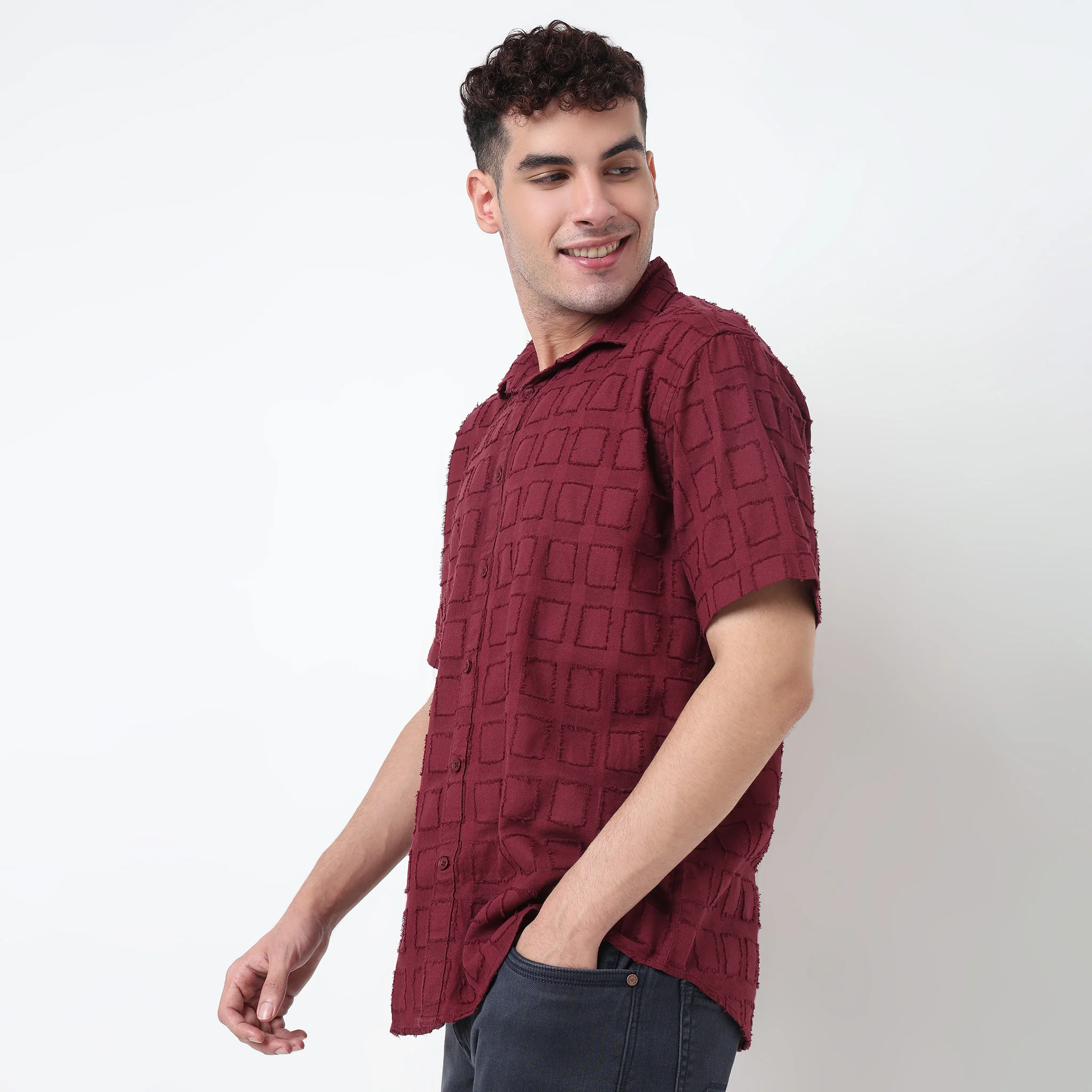 Solid Cotton Cuban Shirt - Image 15