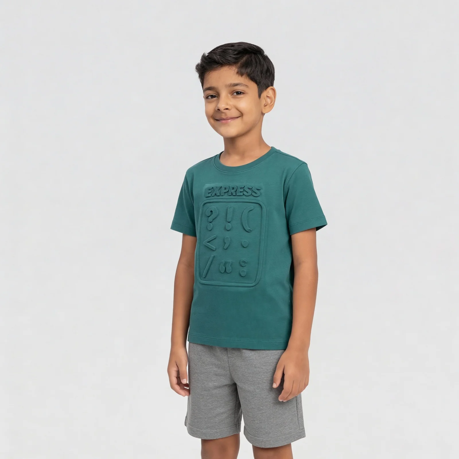 Boys Cotton Printed Crew Neck T-Shirt - Image 5