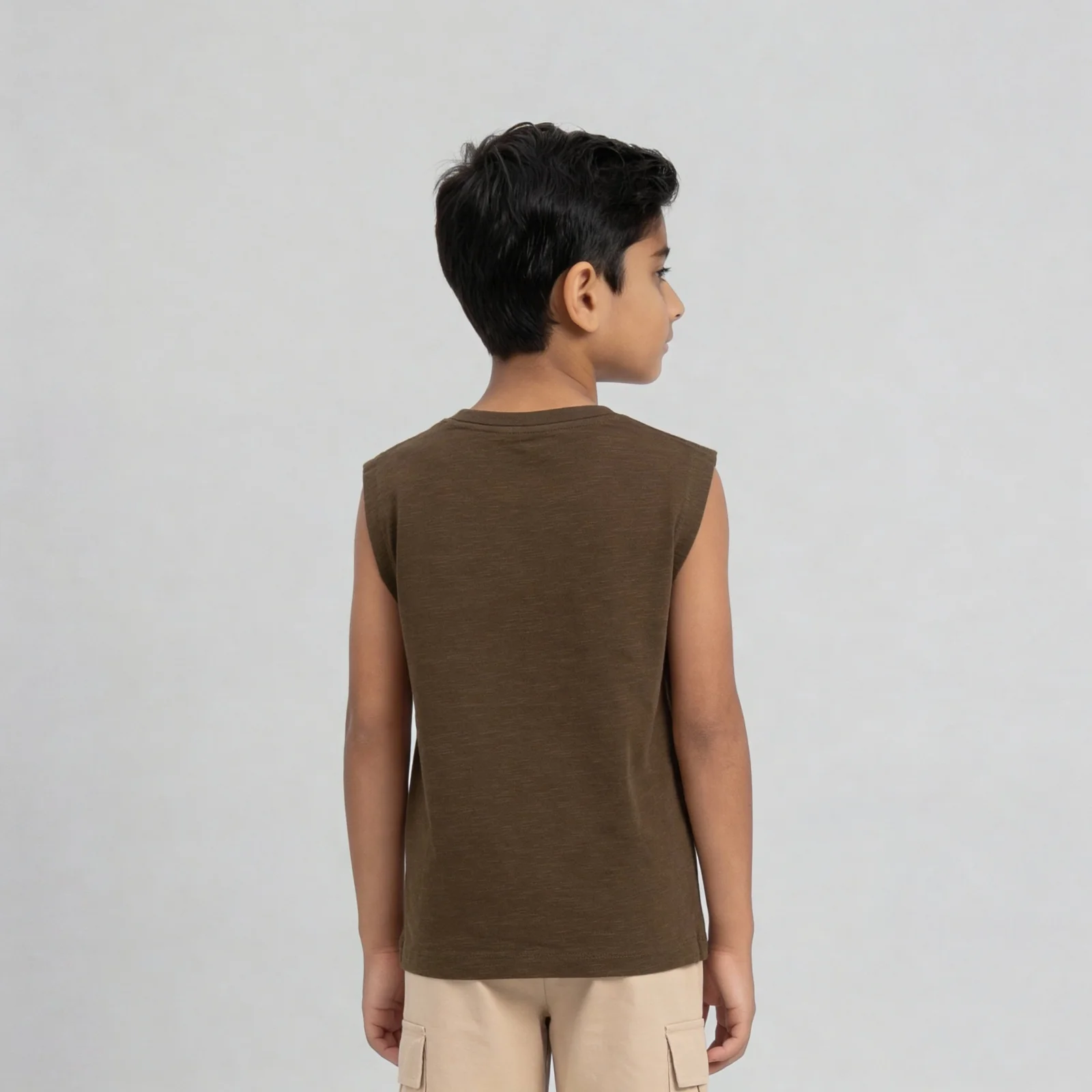 Boys Cotton Crew Neck T-Shirt - Image 3