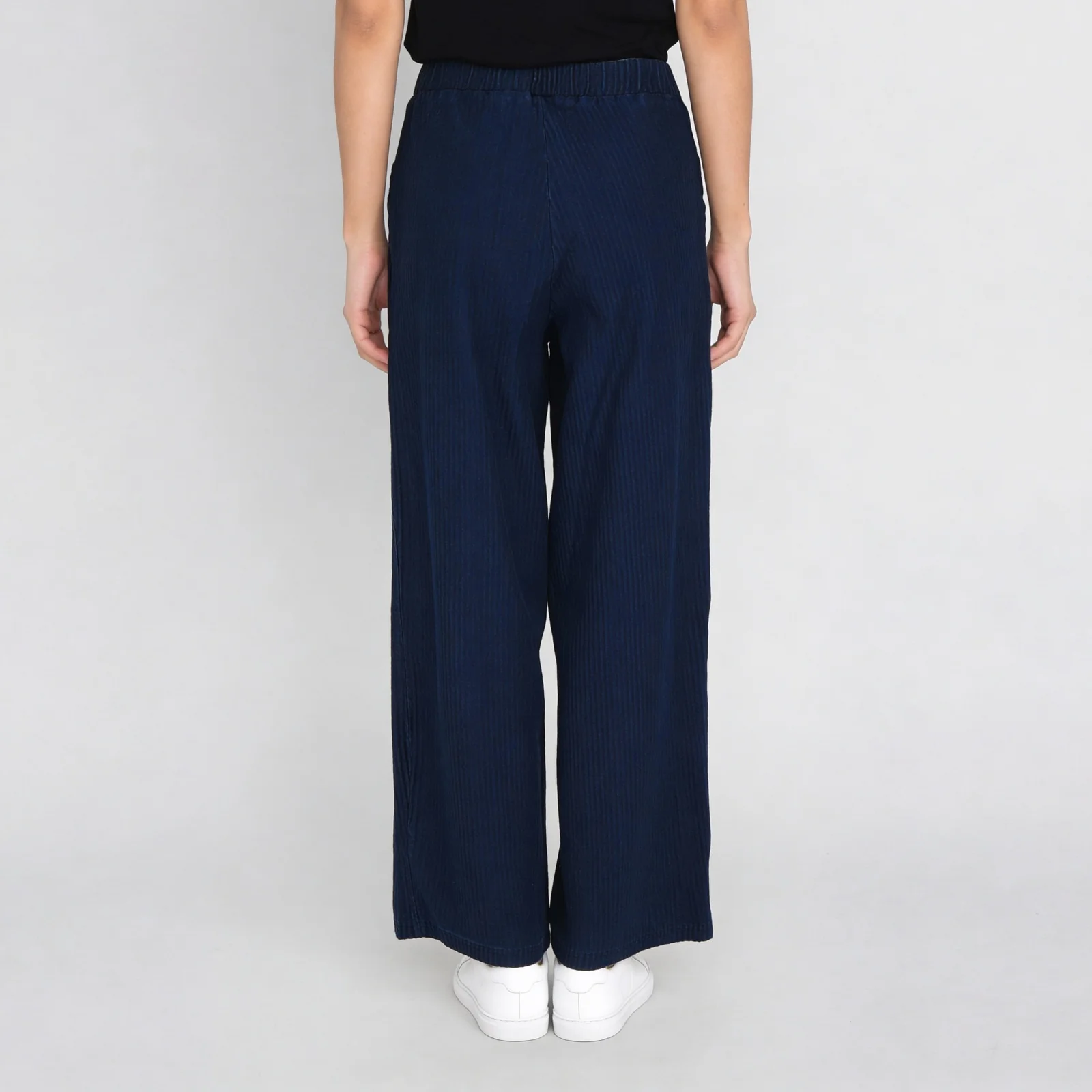 Denim Pull On Knit Palazzo - Image 8