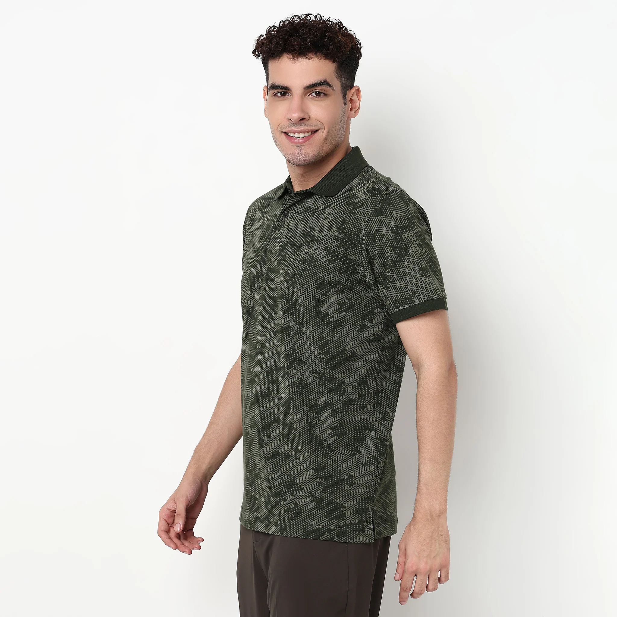 All Over Print Impressions Polo T-Shirt - Image 5