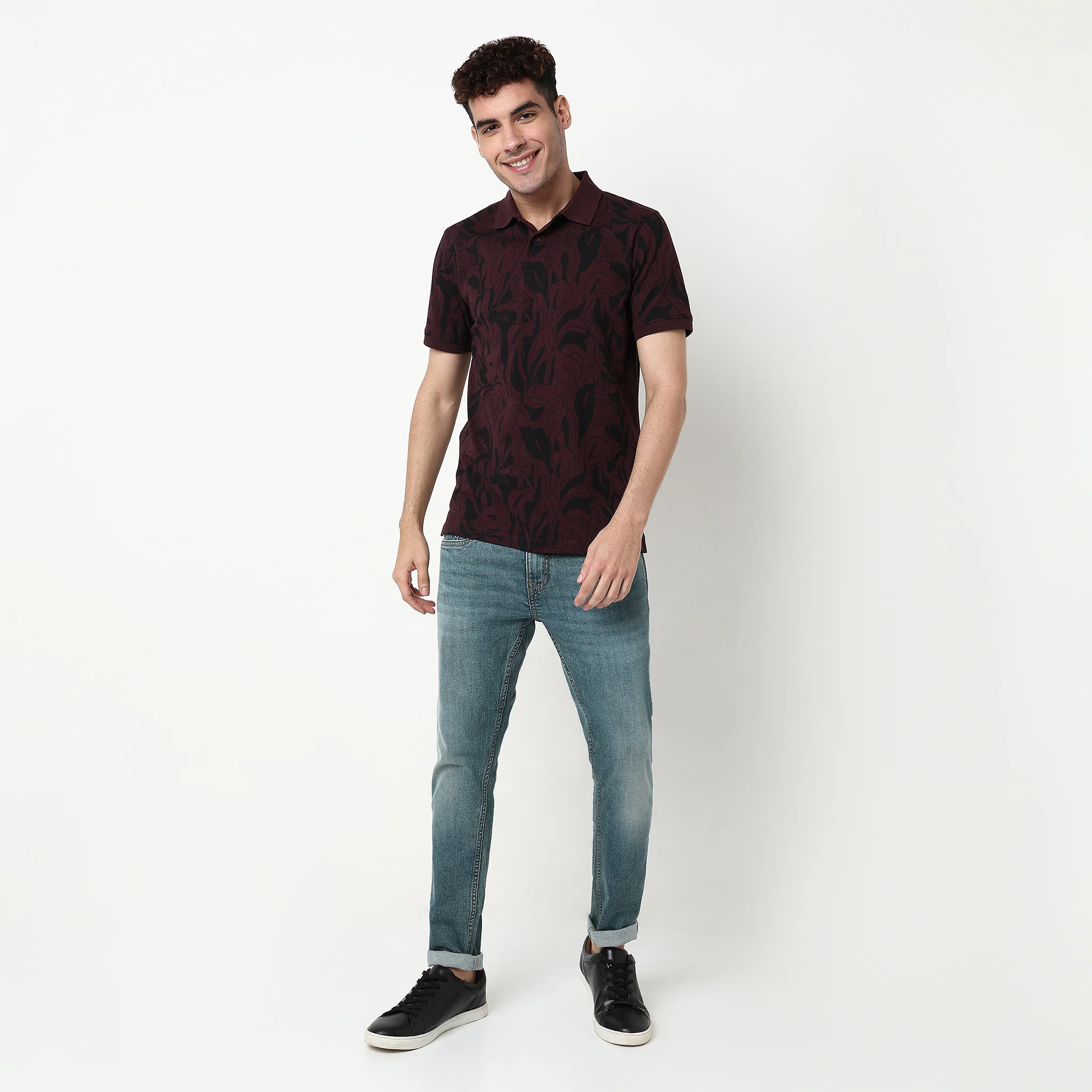 All Over Print Impressions Polo T-Shirt - Image 2