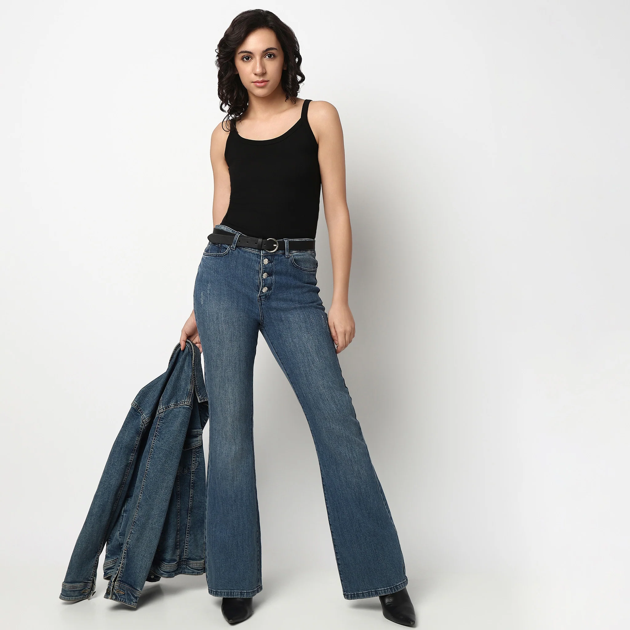 Solid Ribbed Tank Top