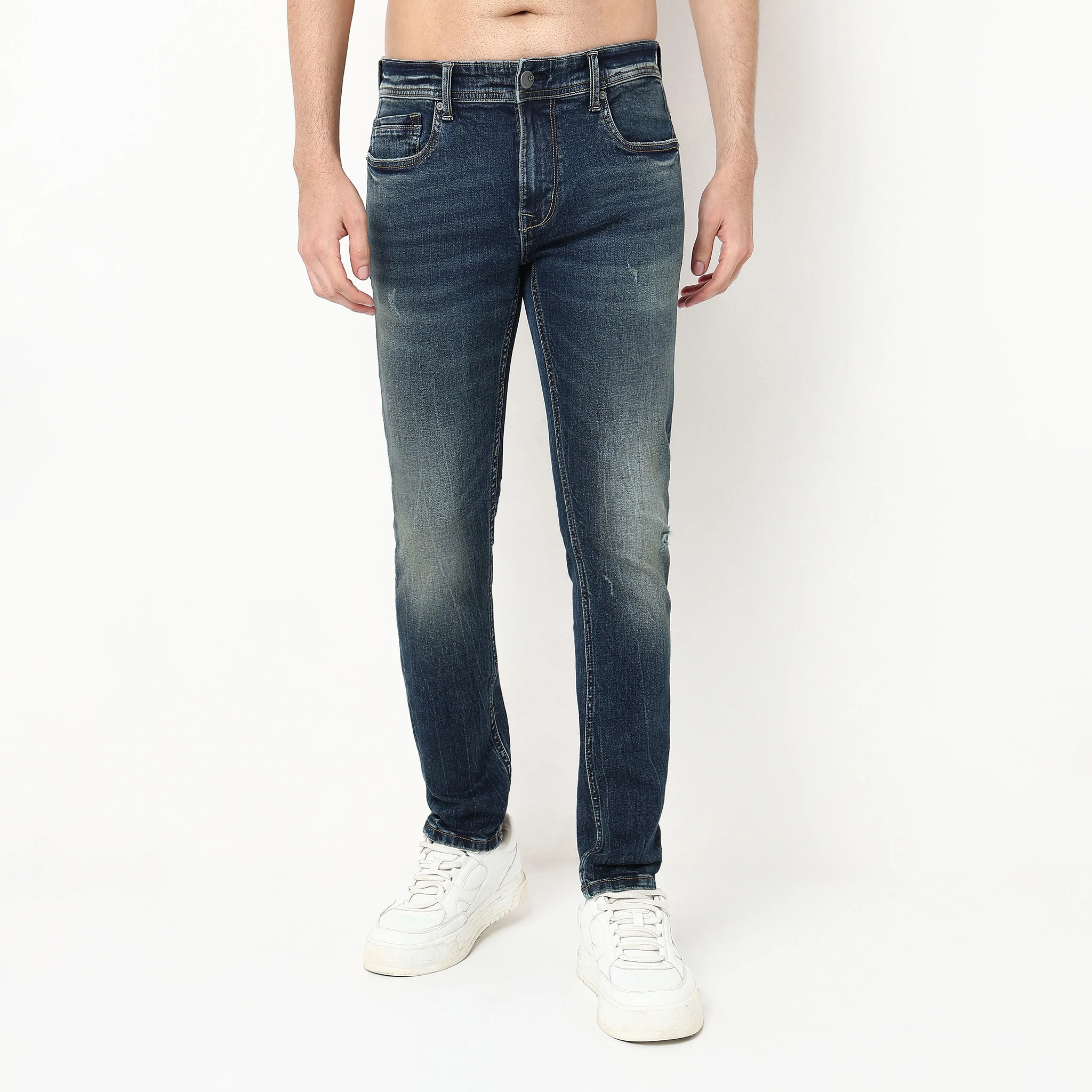 Skinny Fit Khaki Tinit Jeans - Image 2