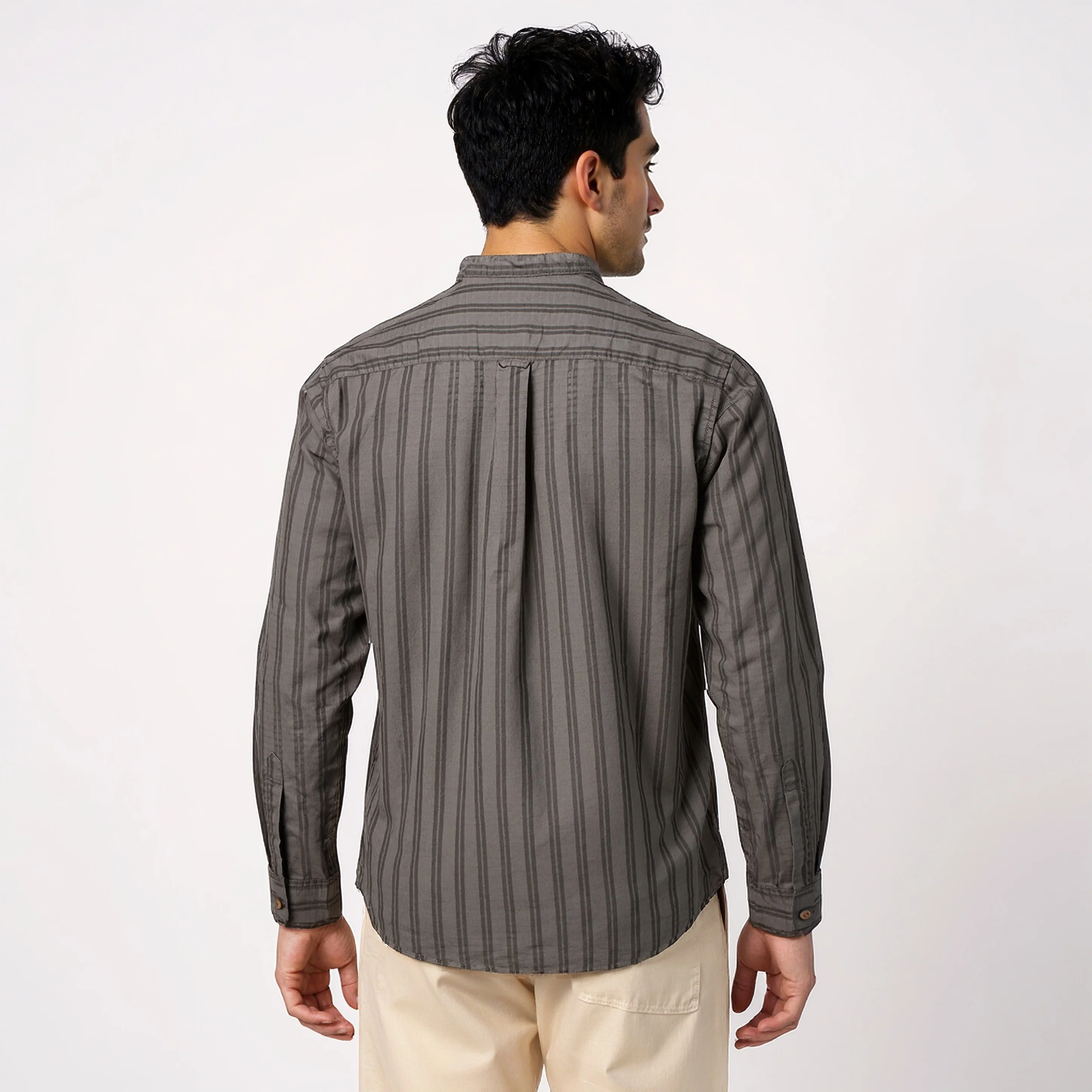 Cotton Striped Camper Shirt - Image 16
