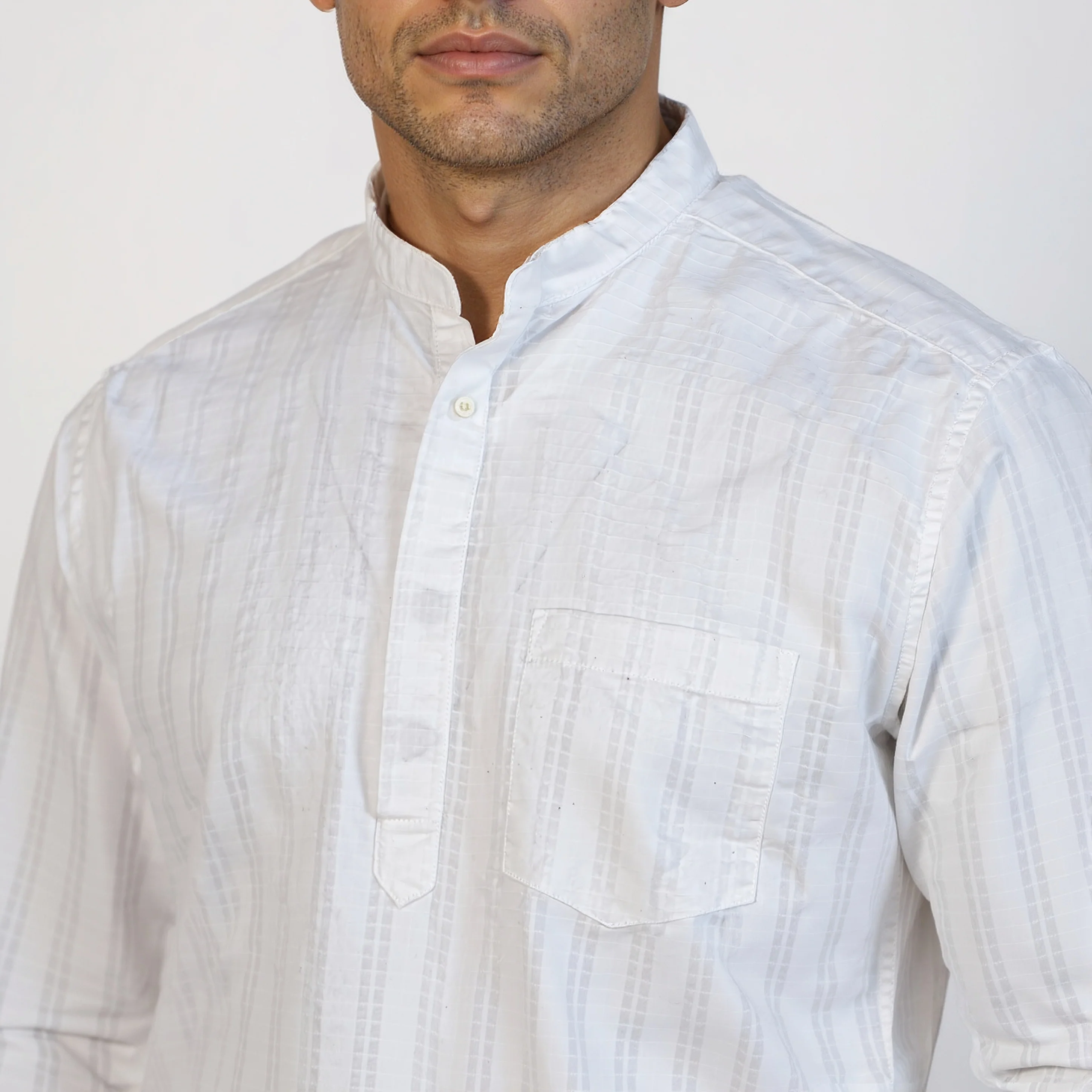 Cotton Striped Camper Shirt - Image 17