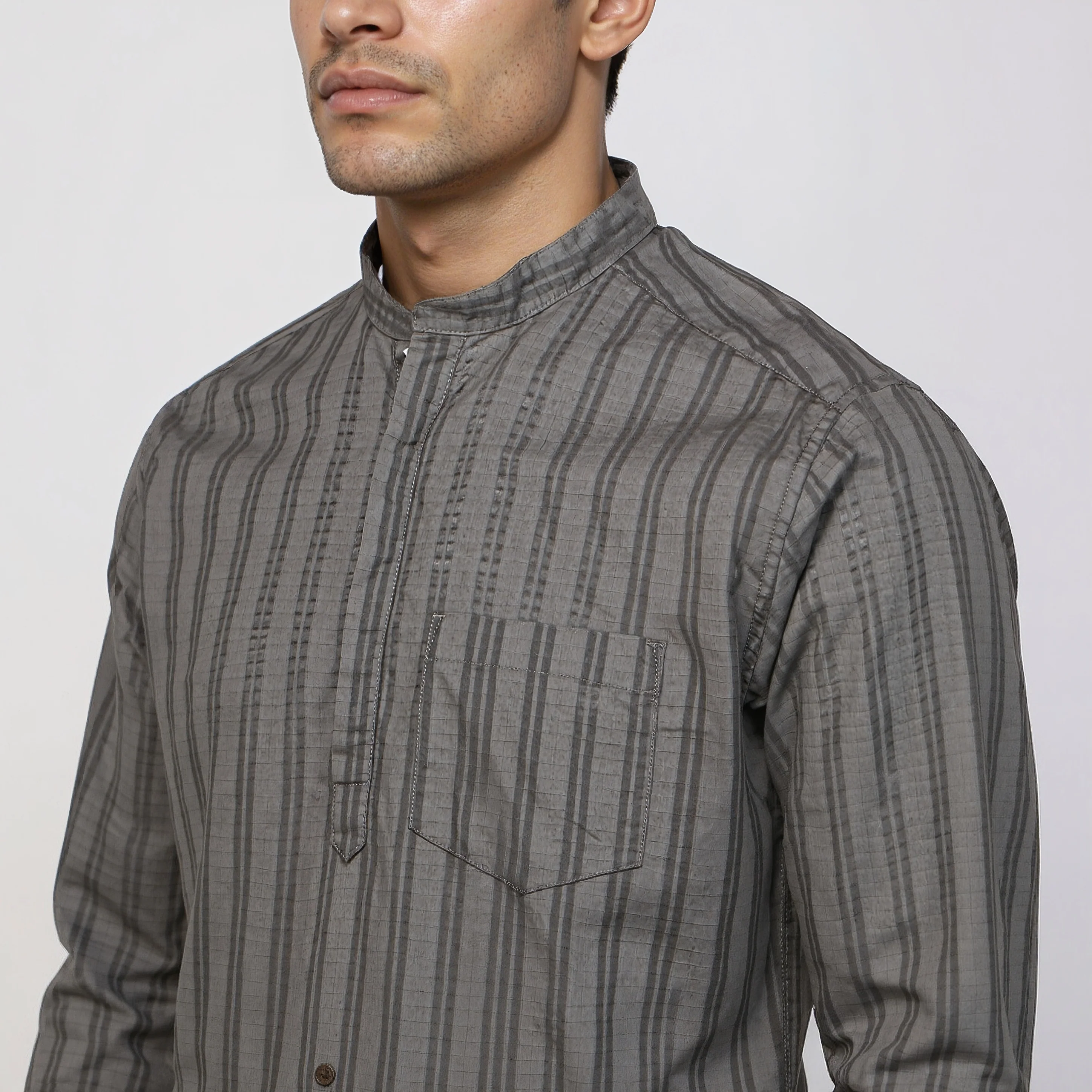 Cotton Striped Camper Shirt - Image 18