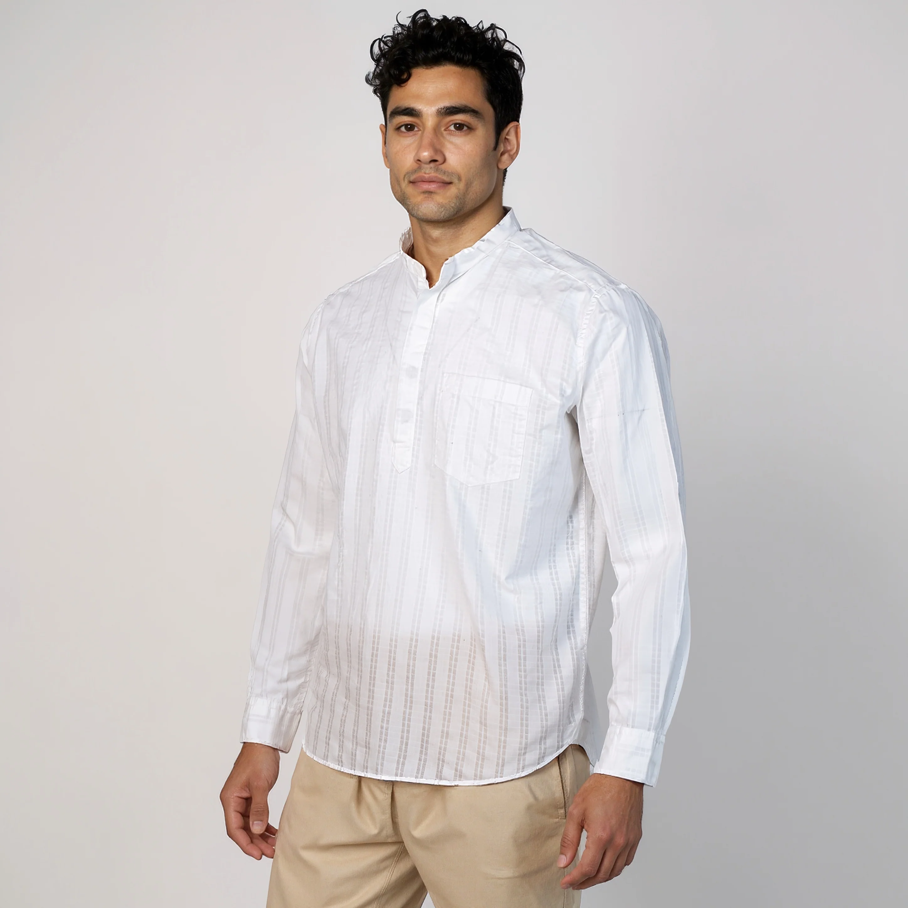Cotton Striped Camper Shirt - Image 19