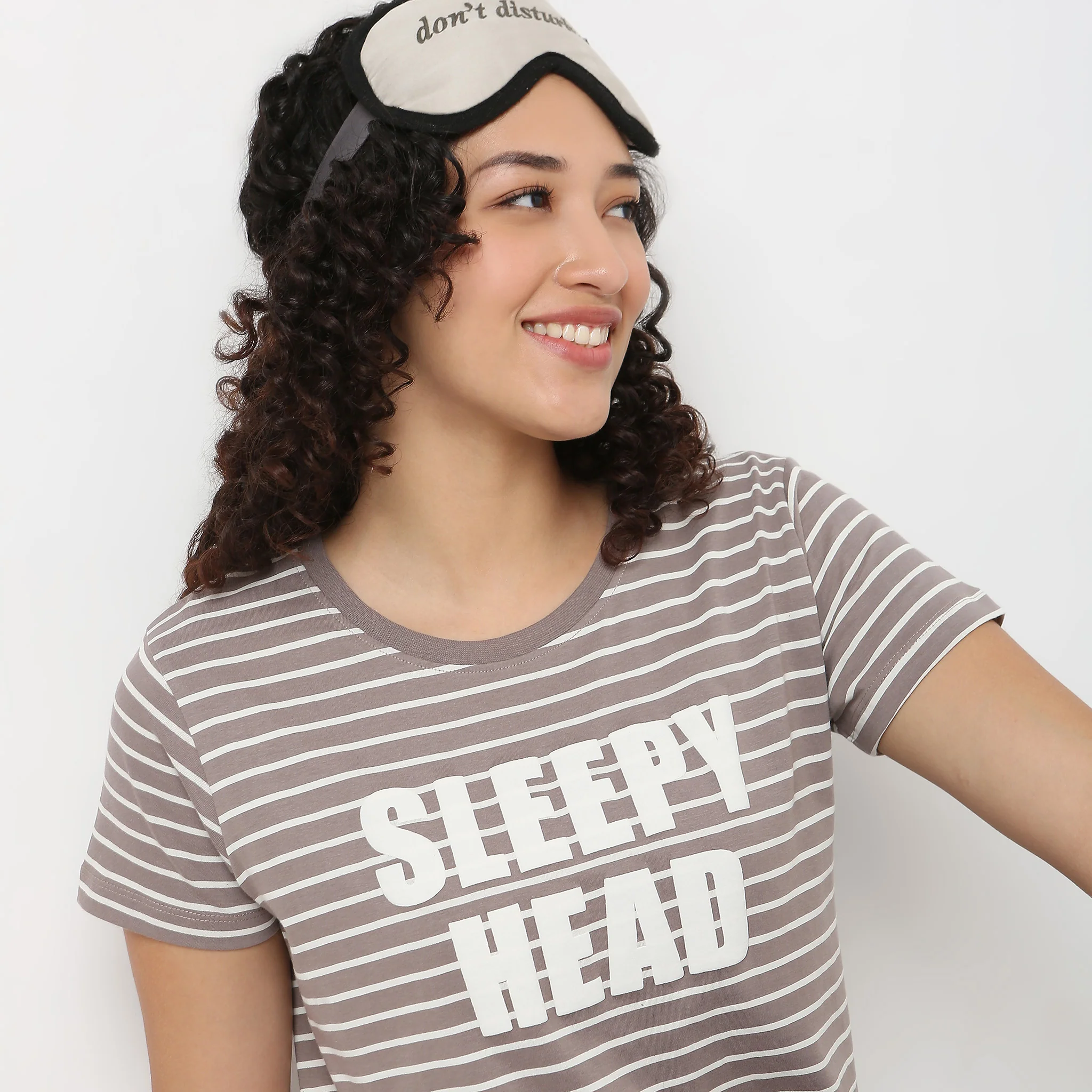 Striped Cotton Lounge T-Shirt - Image 4
