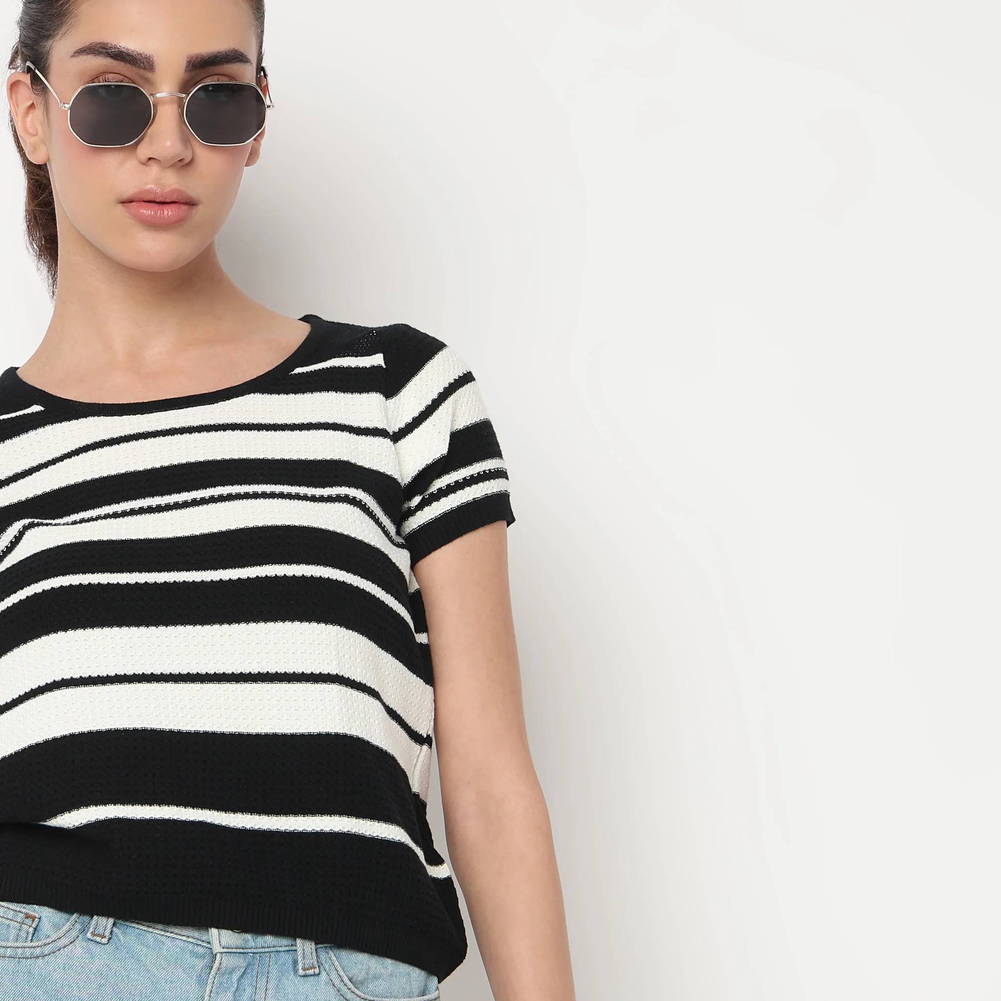 Cotton Striped T-Shirt - Image 4