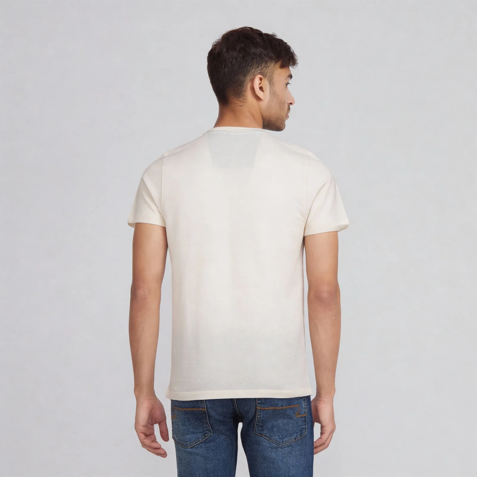 Cotton Structured Lumberjack T-Shirt - Image 3