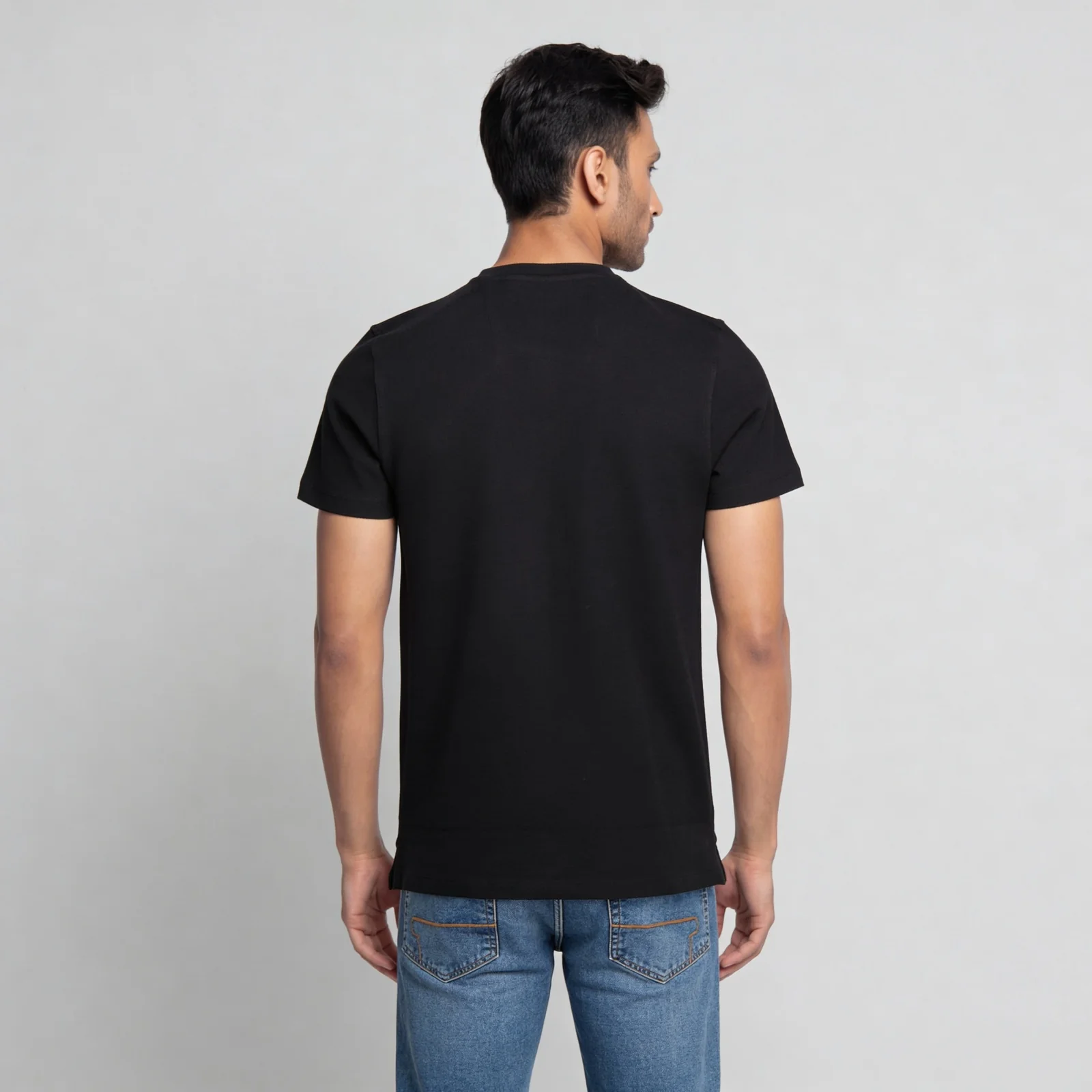 Cotton Structured Lumberjack T-Shirt - Image 8