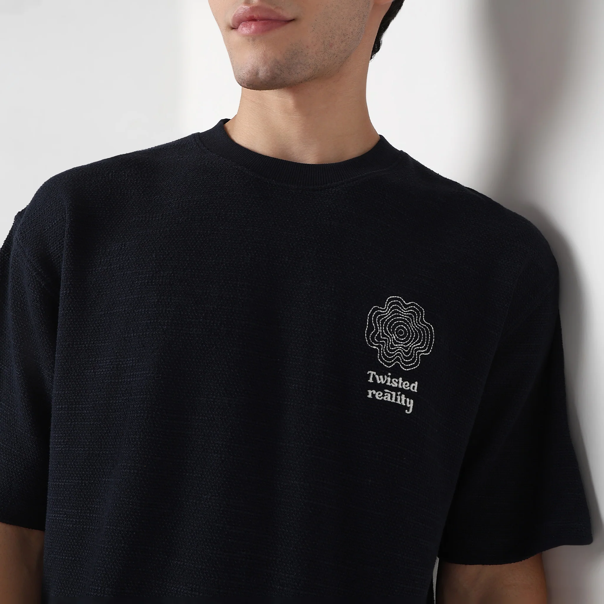 Cotton Structured Oversized T-Shirt - Image 10