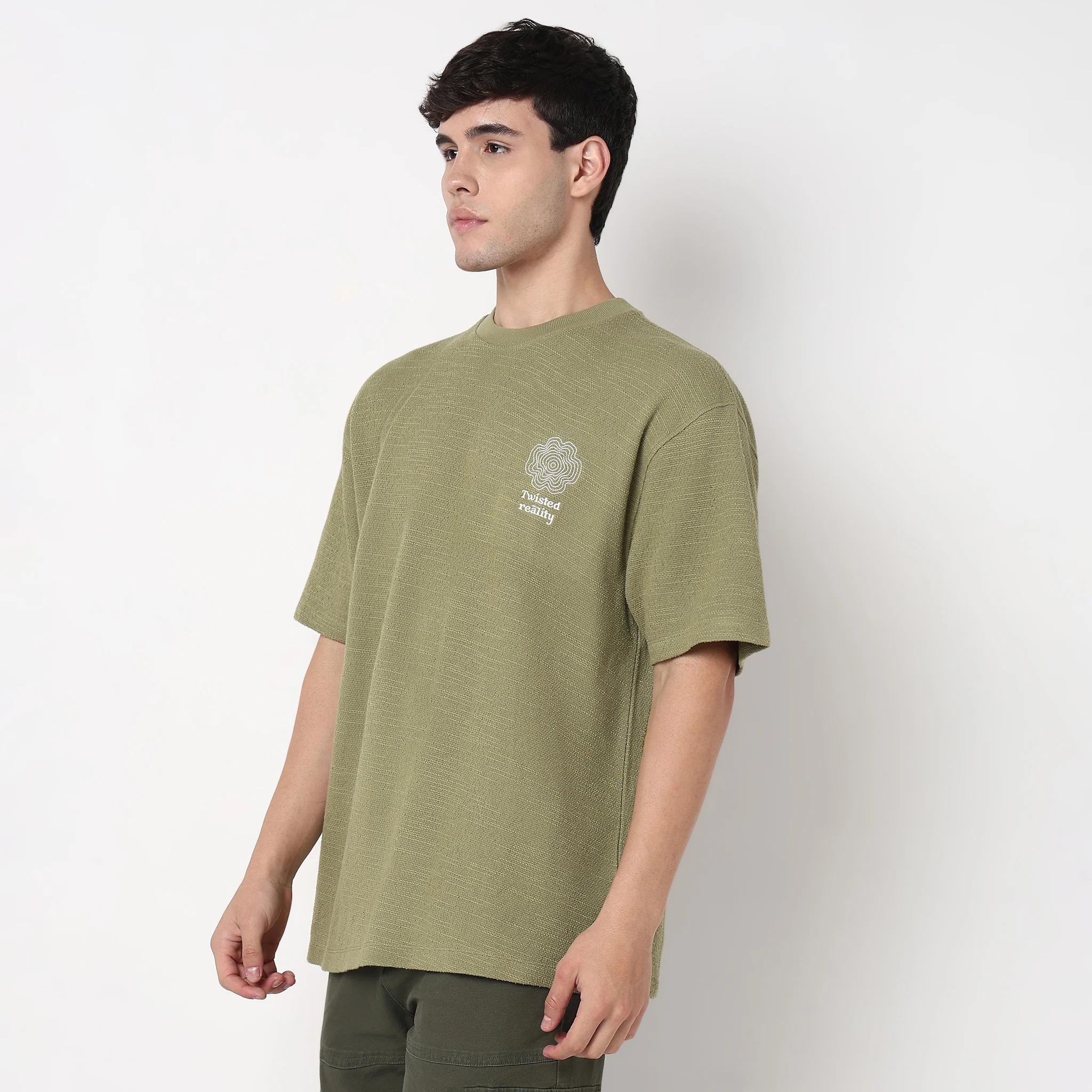 Cotton Structured Oversized T-Shirt - Image 14