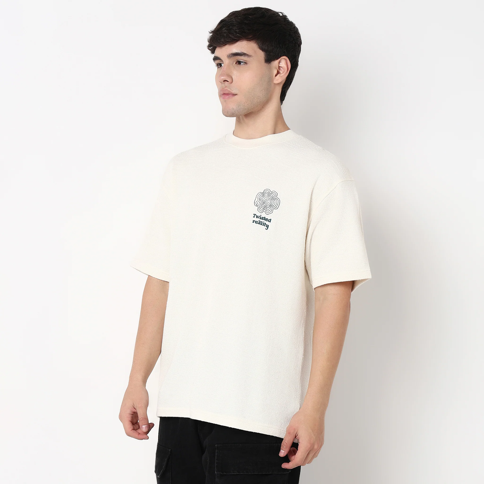 Cotton Structured Oversized T-Shirt - Image 15