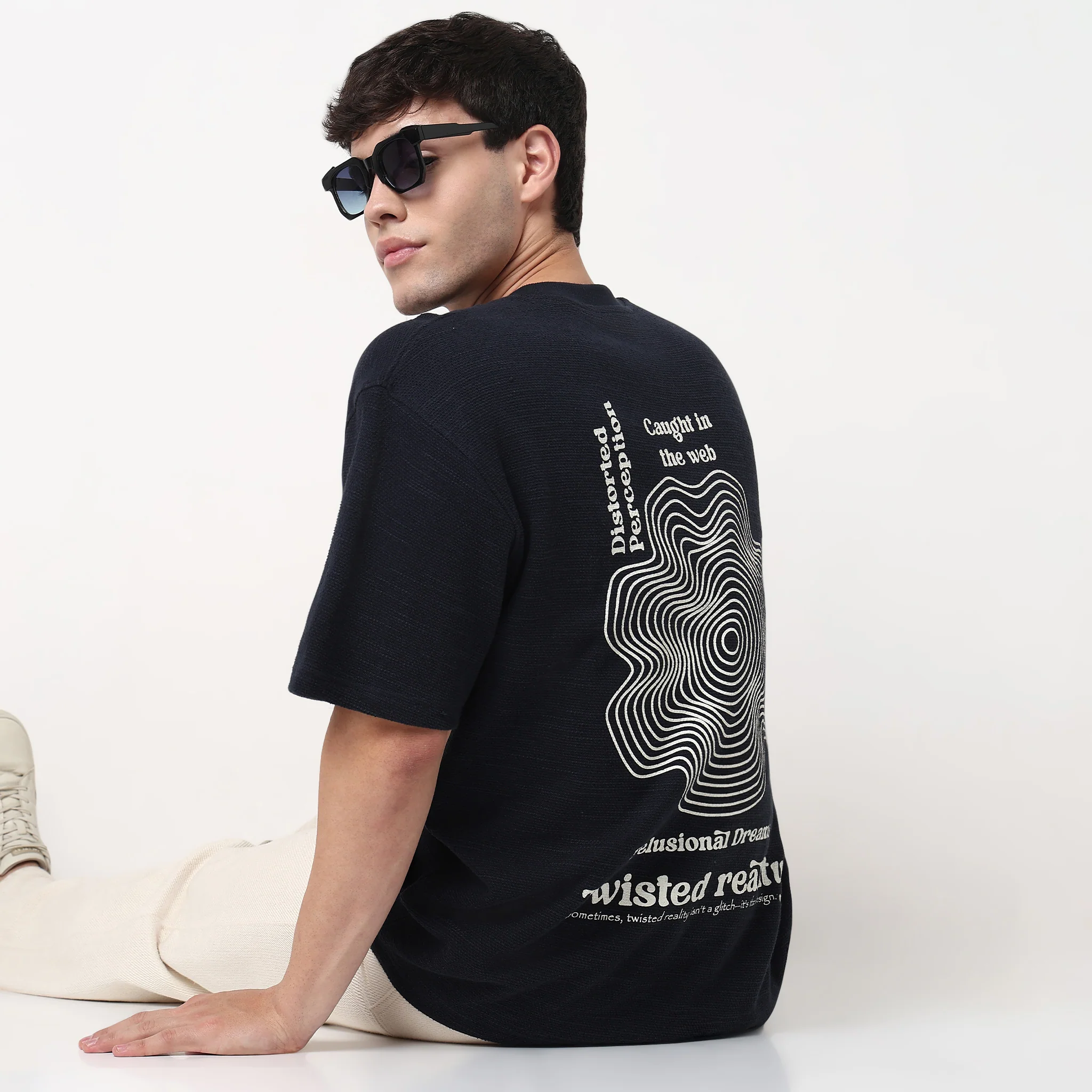 Cotton Structured Oversized T-Shirt - Image 7