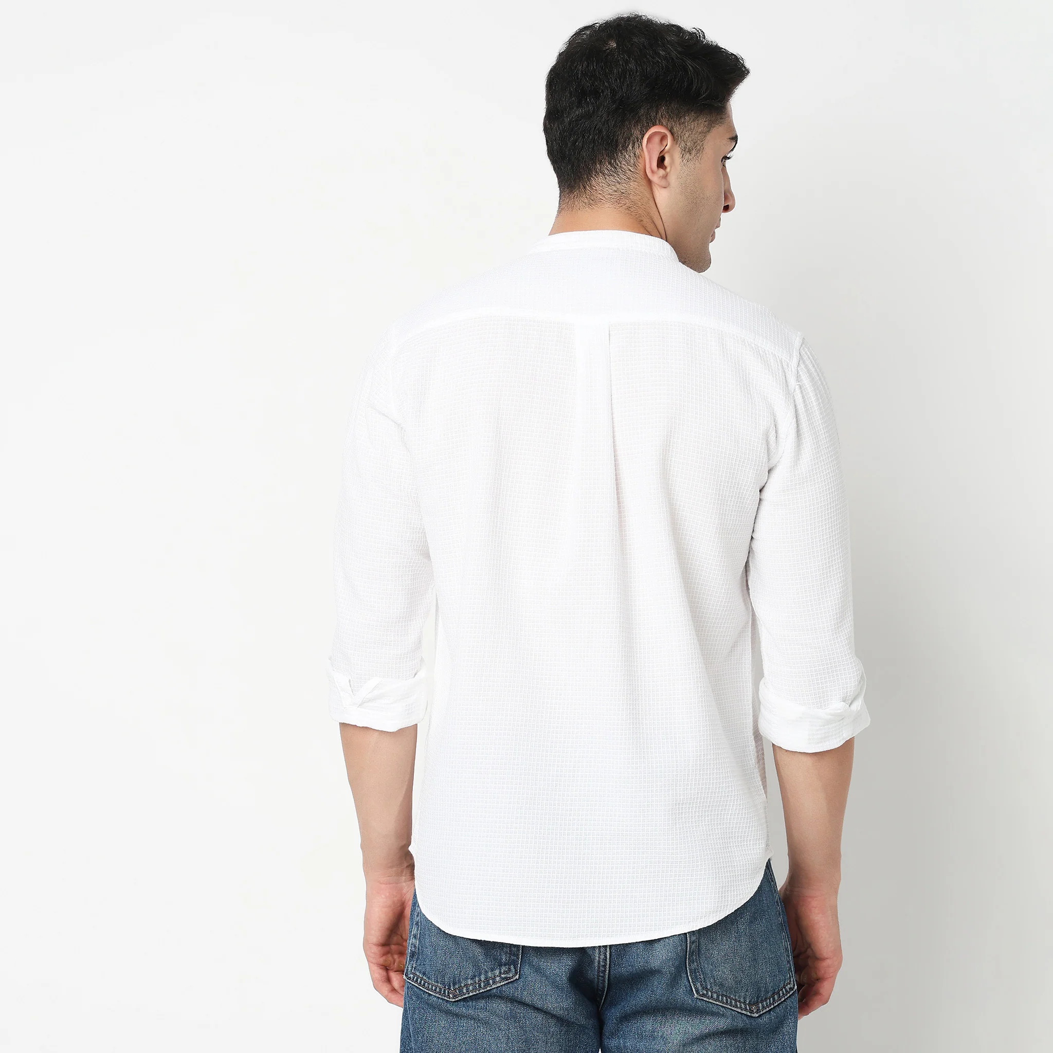 Cotton Textured Cuban Shirt - Image 4