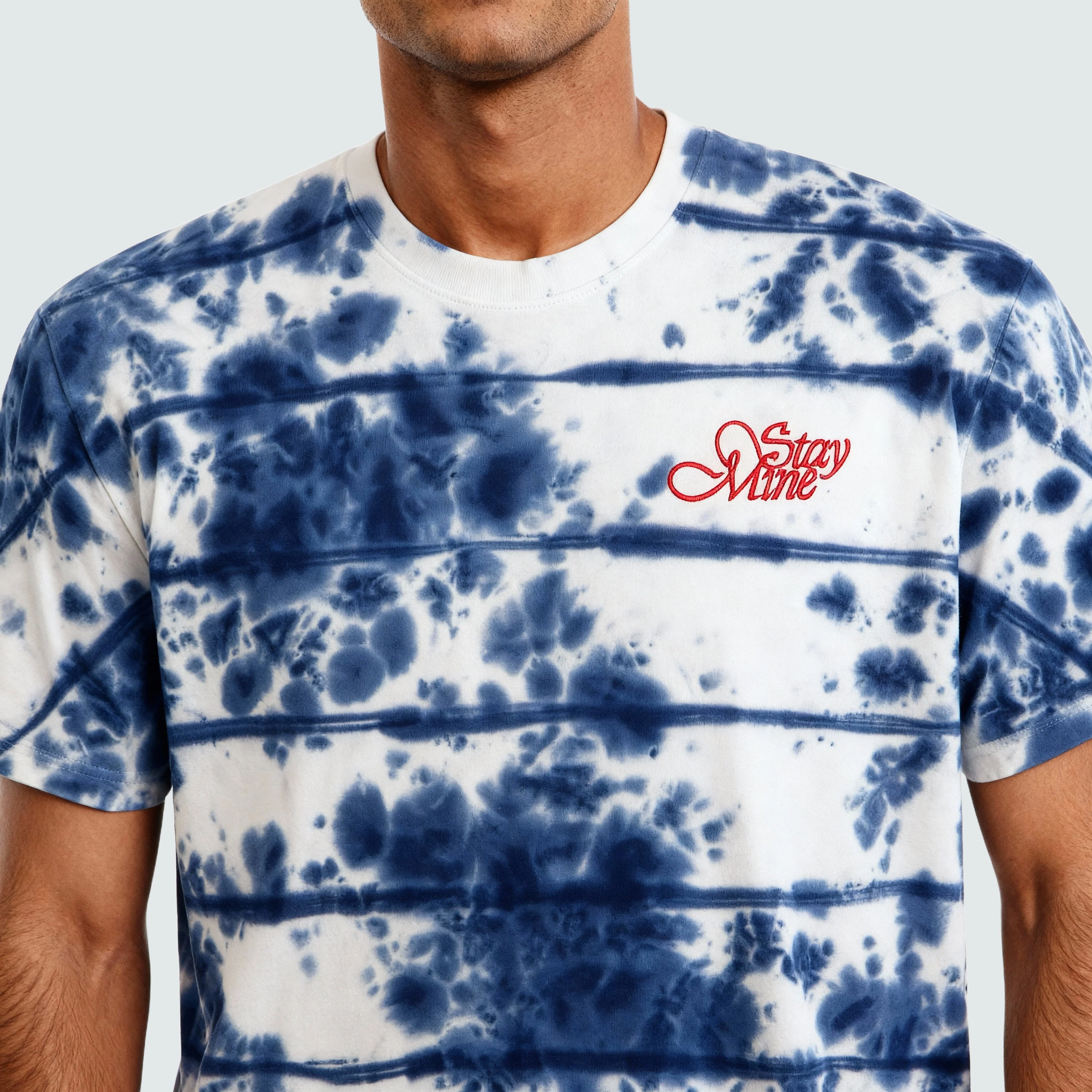 Cotton Tie and Dye Oversize Graphic T-Shirt - Image 4