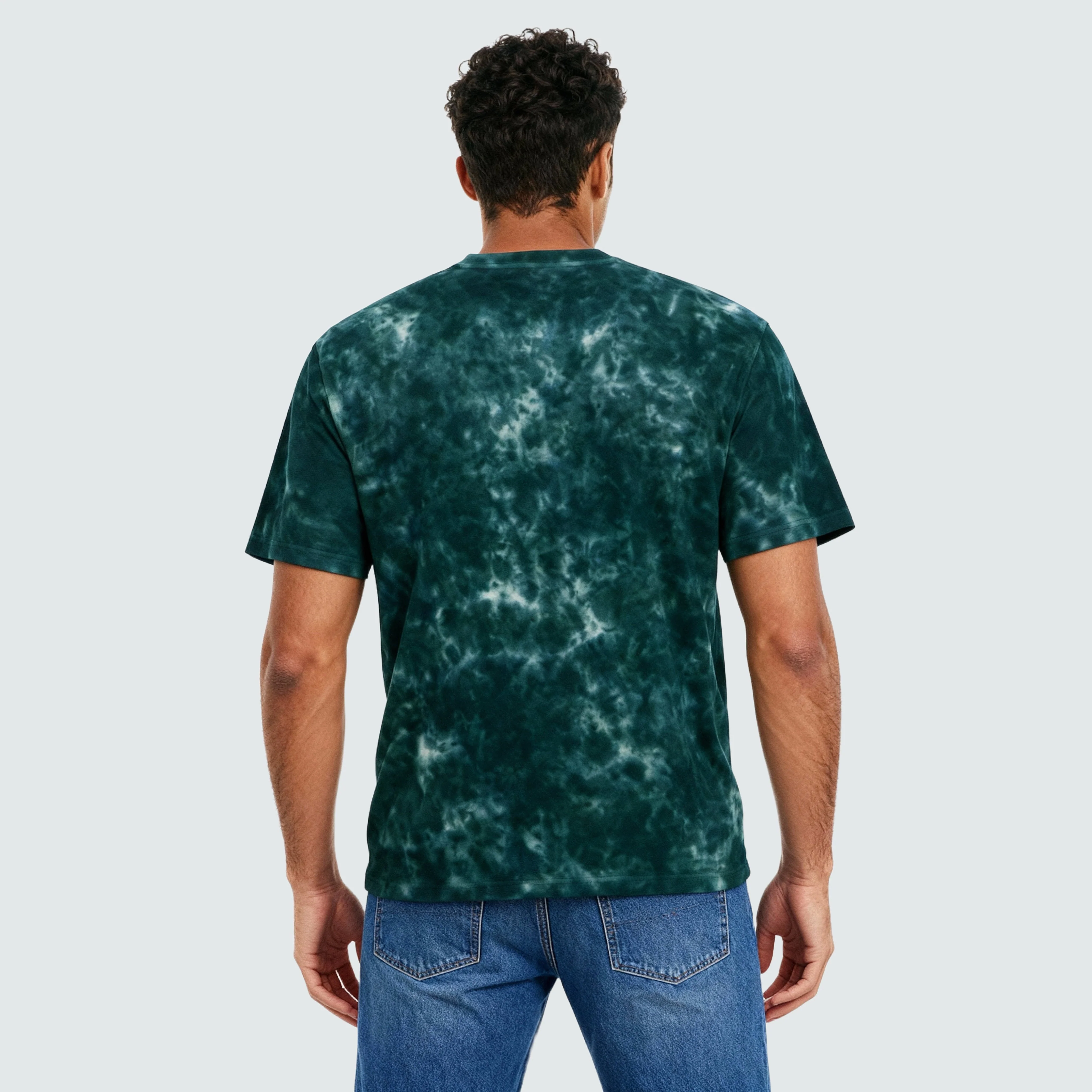 Cotton Tie and Dye Oversize Graphic T-Shirt - Image 3