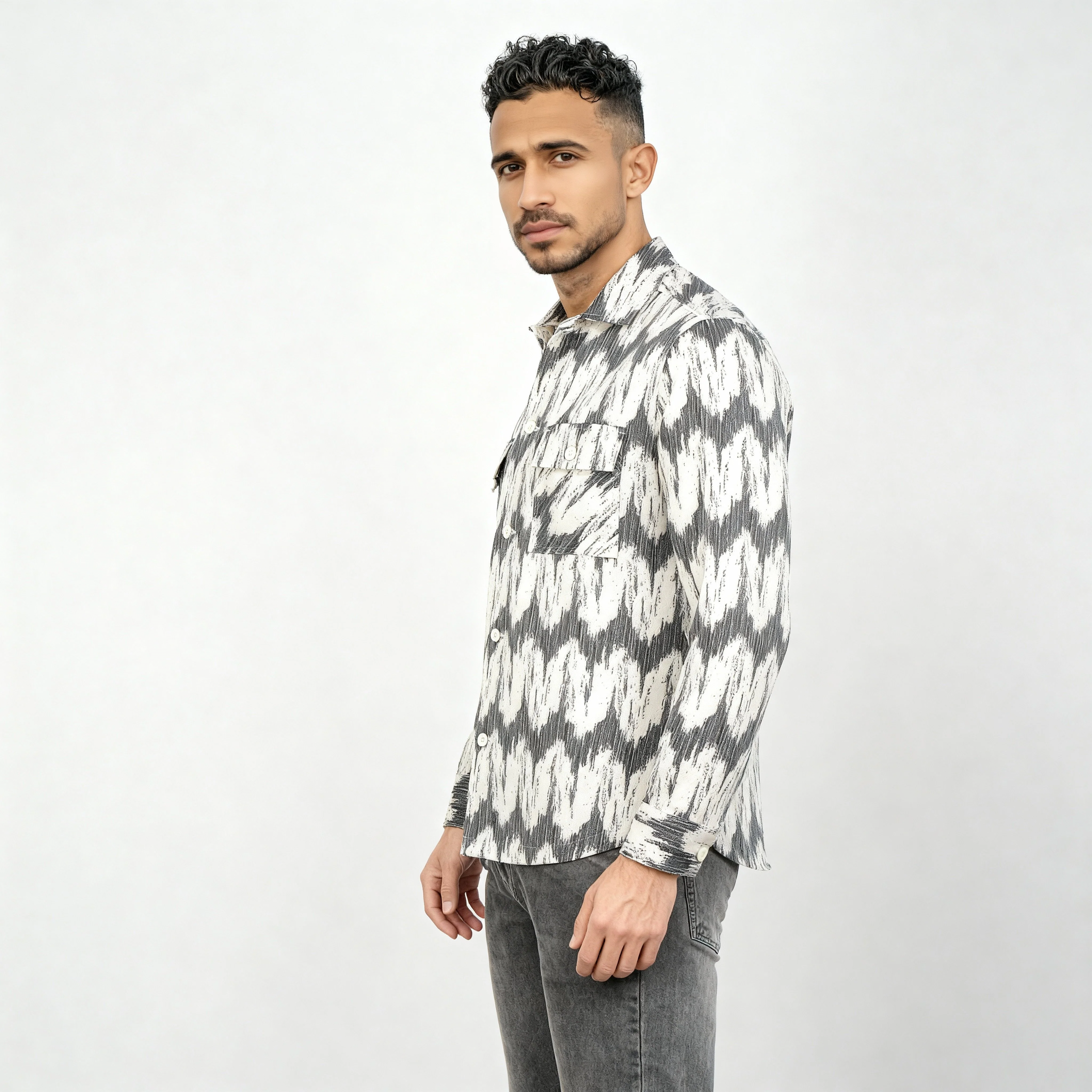 Cotton Tie-Dye Explorer Shacket - Image 5