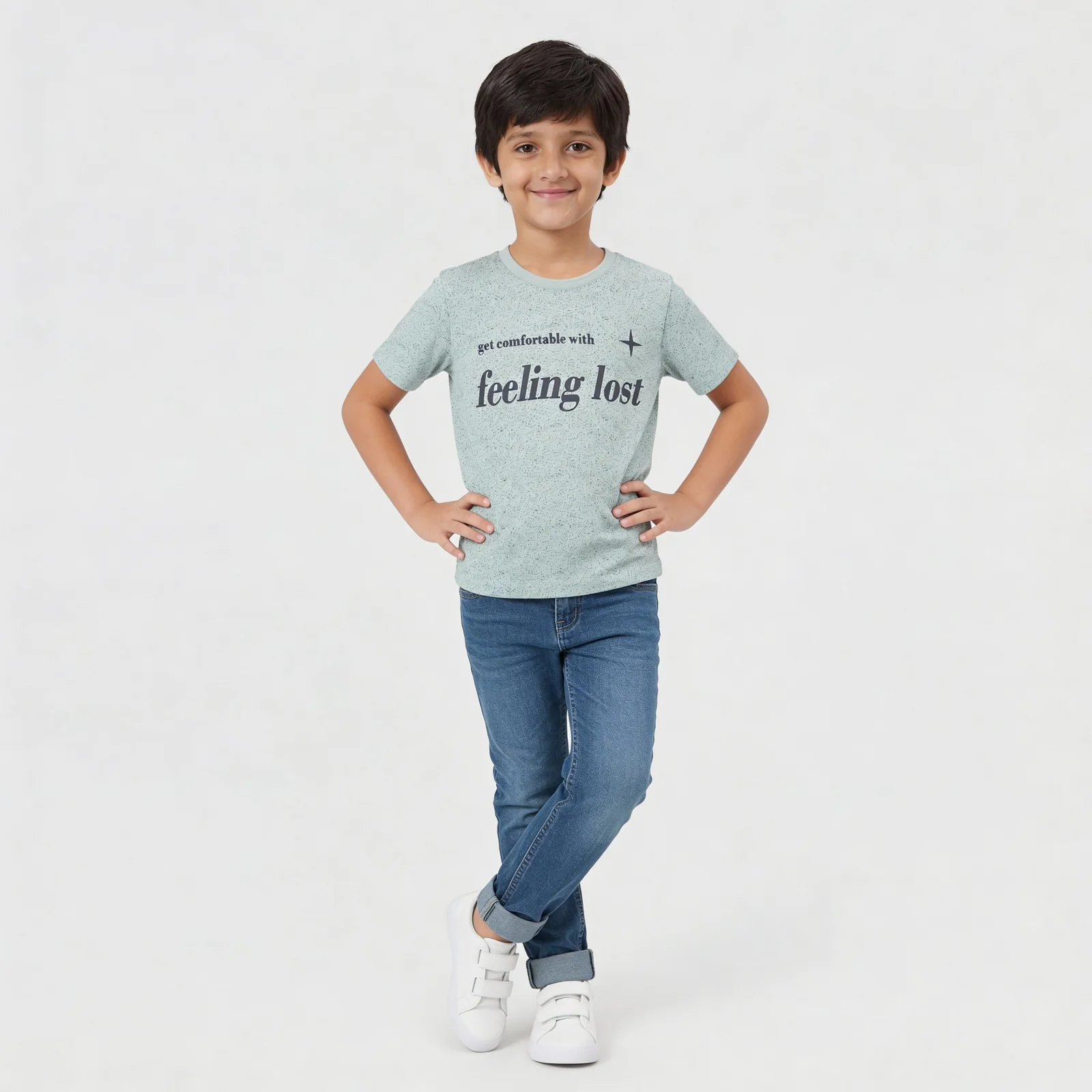 Boys Cotton Tie - Dye Weekend T-Shirt