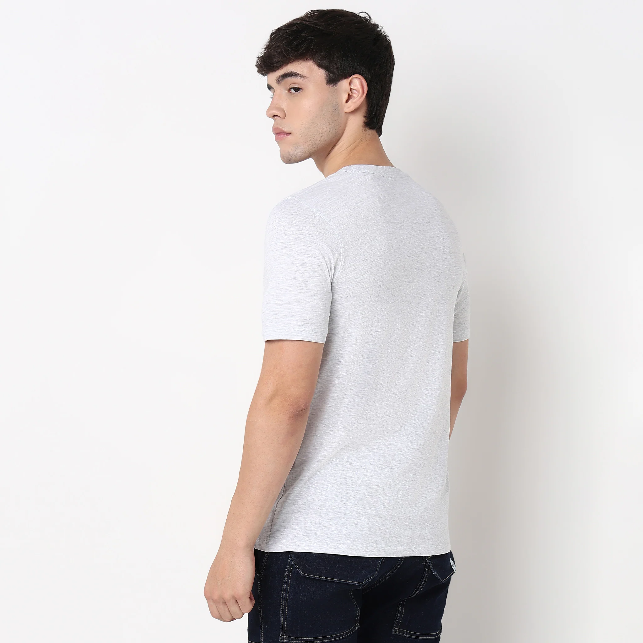 Crew Neck Cotton Graphitee - Image 3