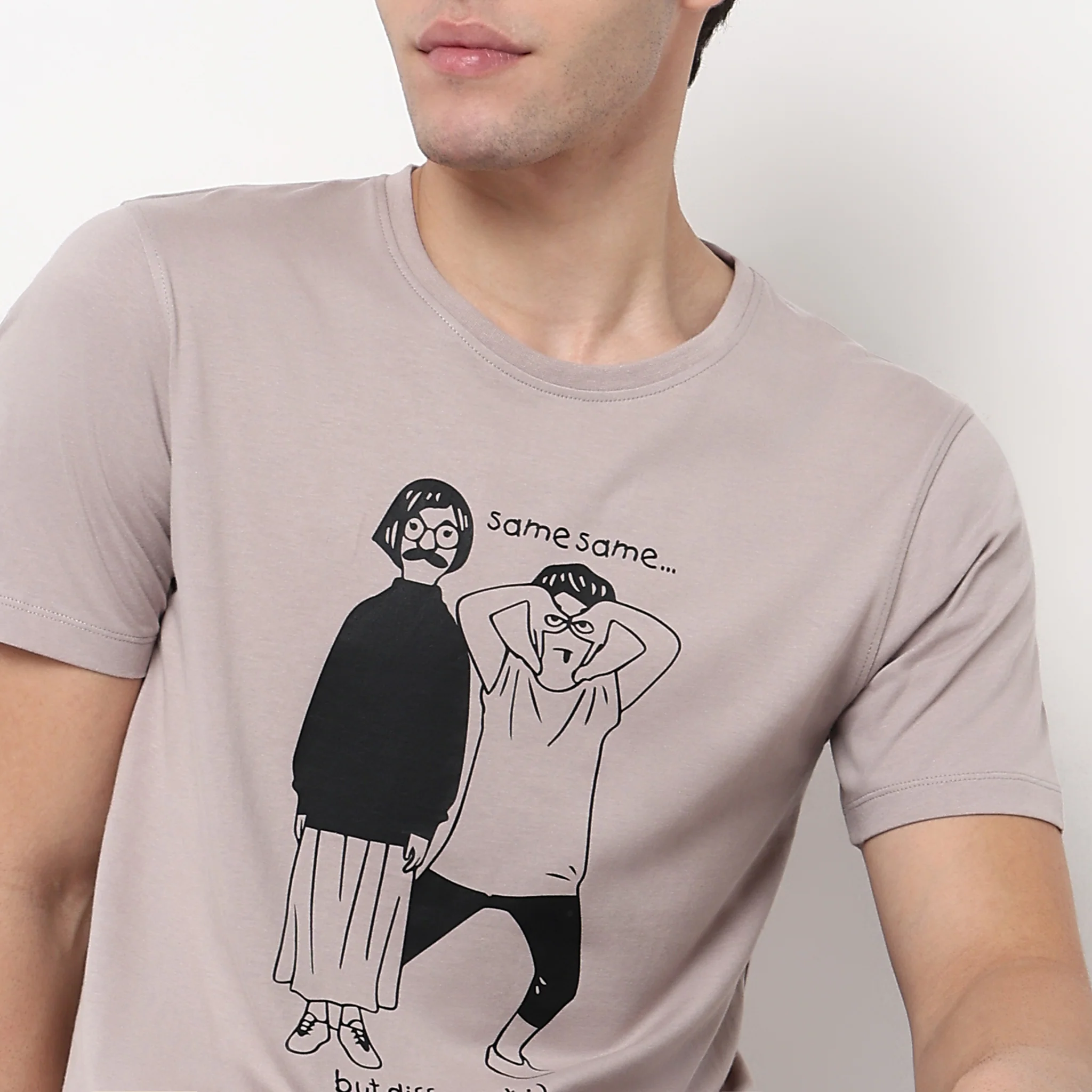 Crew Neck Cotton Graphitee - Image 4