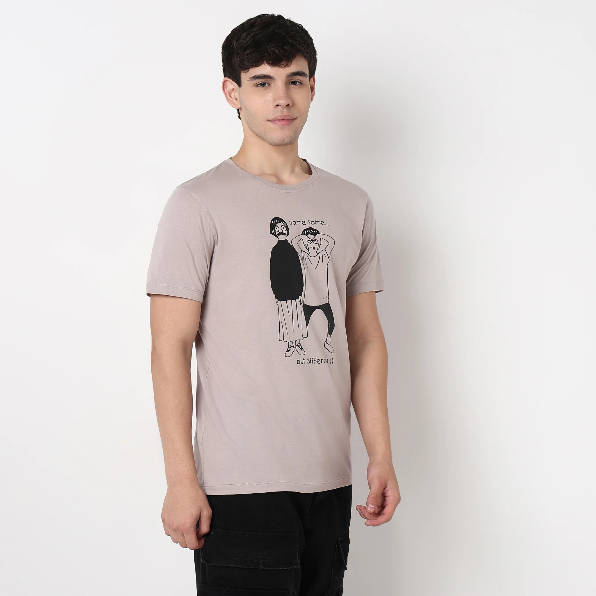 Crew Neck Cotton Graphitee - Image 5