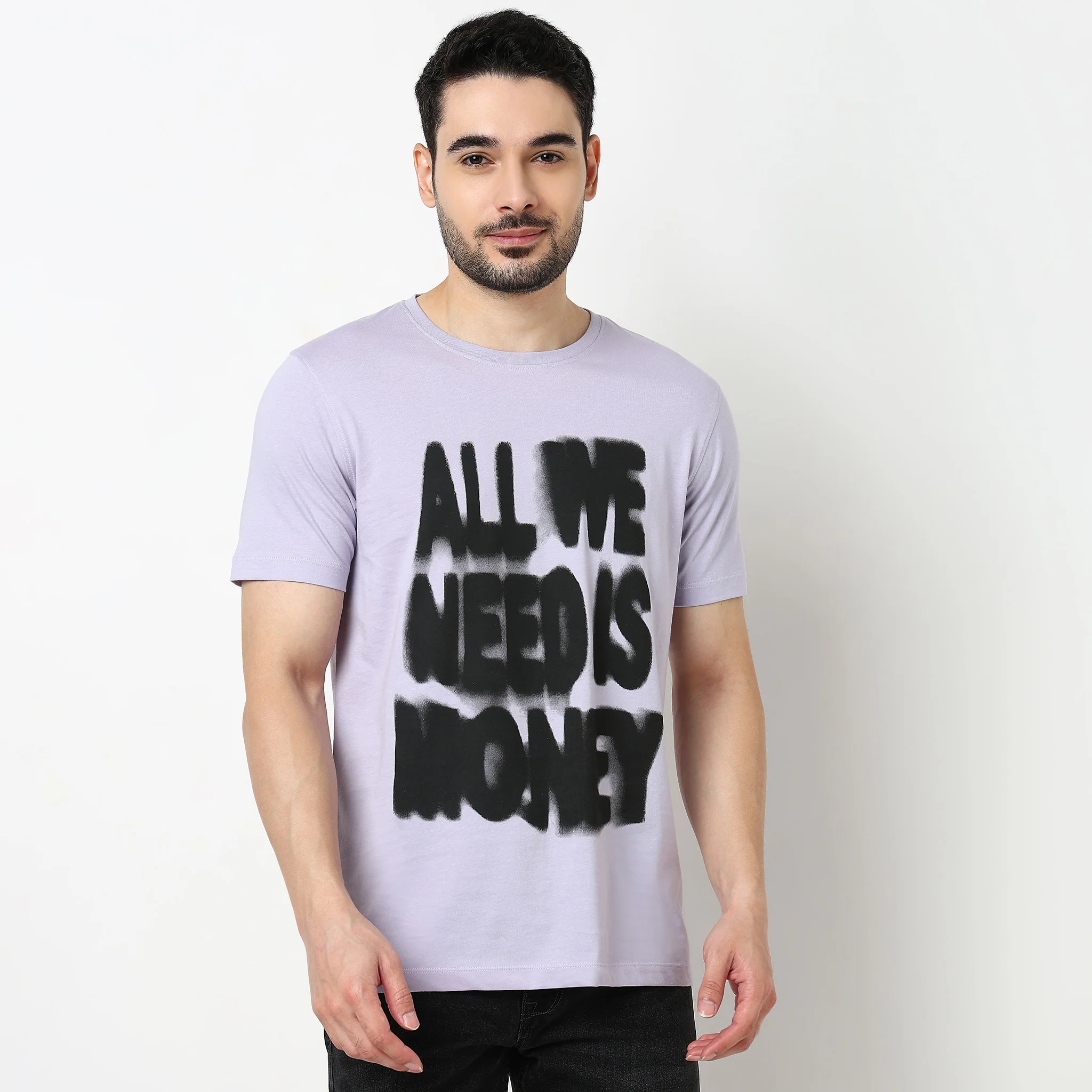 Crew Neck Cotton Graphitee - Image 2