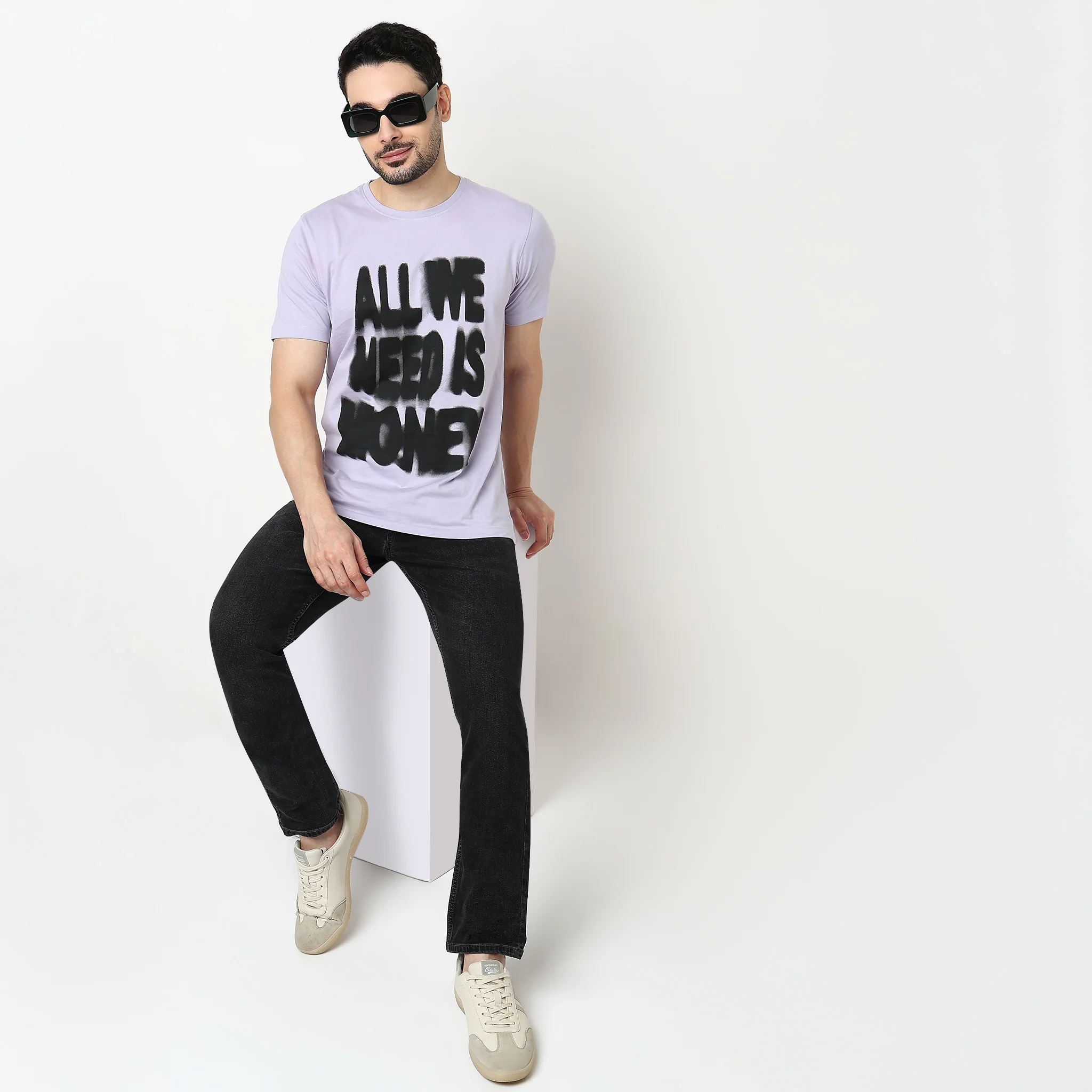 Crew Neck Cotton Graphitee - Image 5
