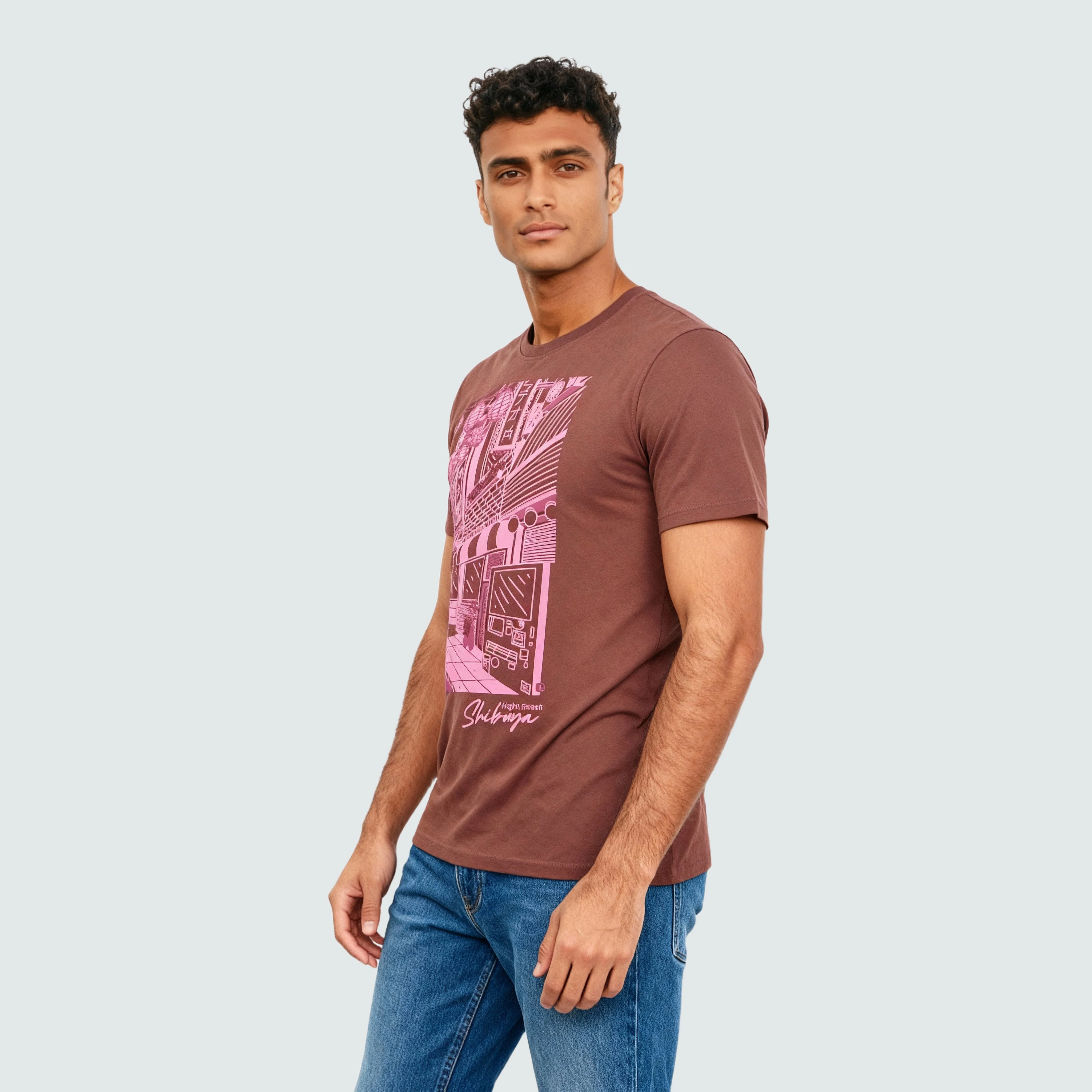 Crew Neck Cotton Graphitee - Image 5