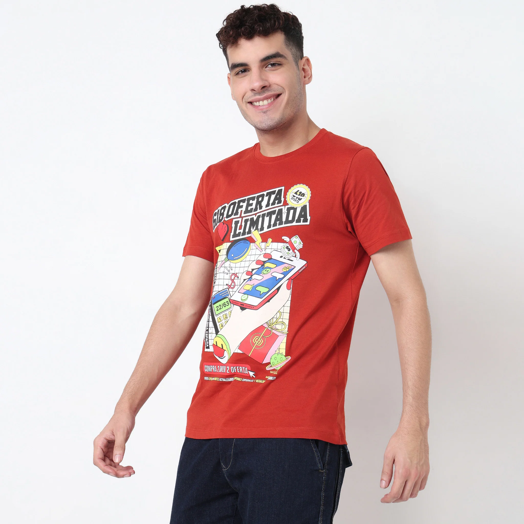 Crew Neck Cotton Graphitee - Image 5