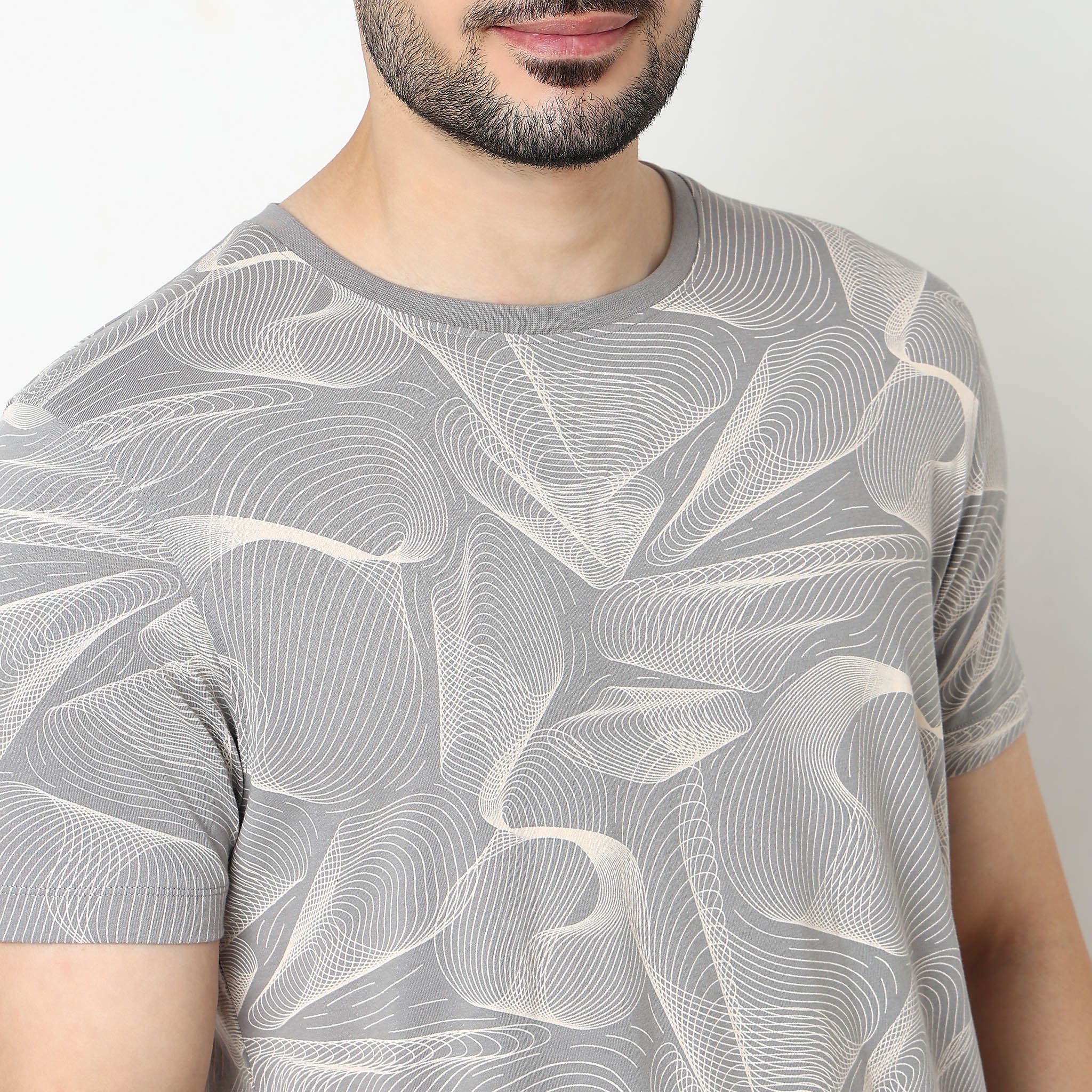 Crew Neck Cotton Graphitee - Image 4