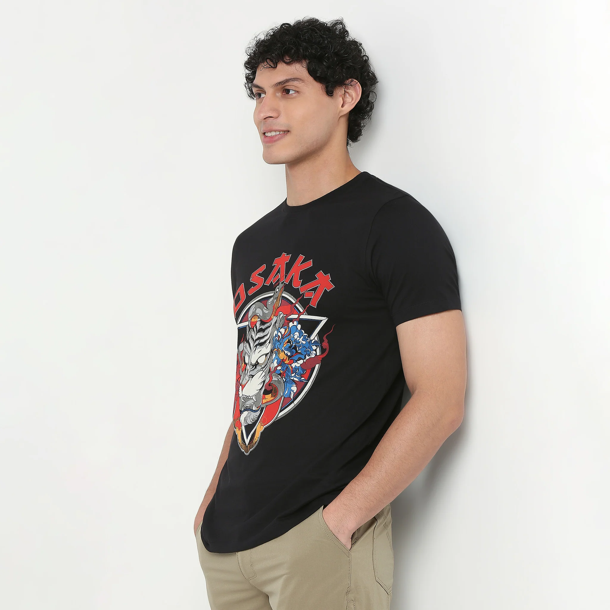 Crew Neck Graphic T-Shirt - Image 5