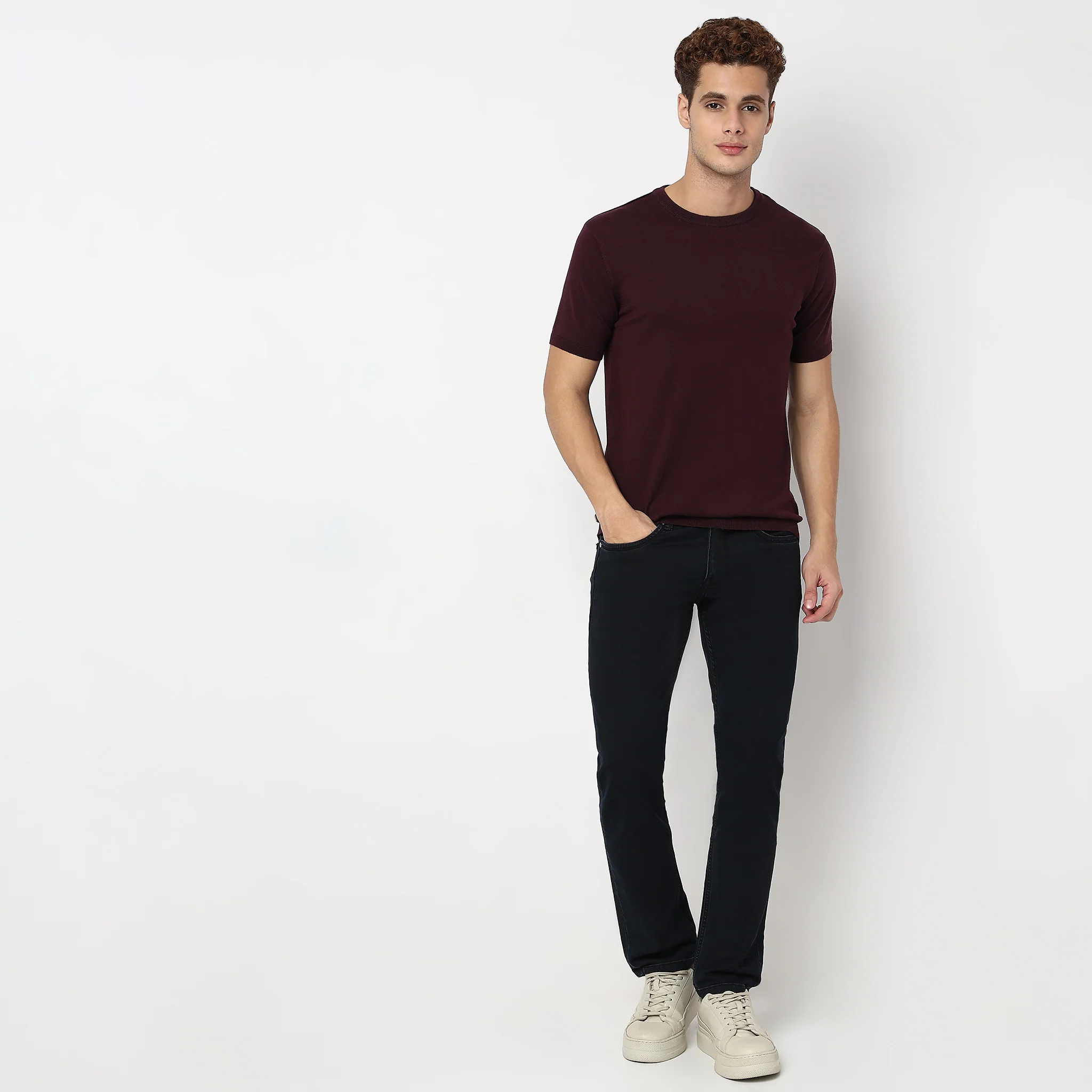 Hand Knit Solid T-Shirt - Image 20