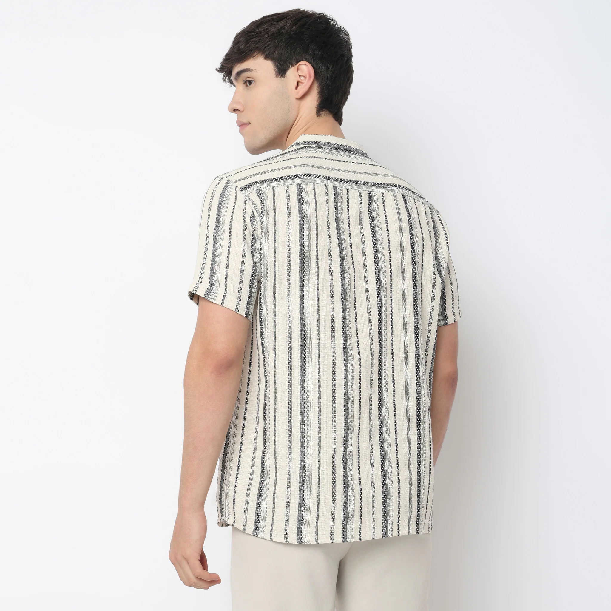 Crochet Yarn Dyed Shirt - Image 3