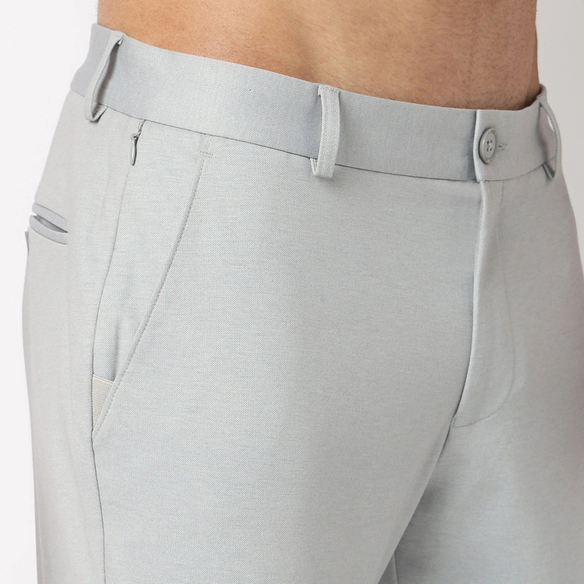 Crop Flex Pants - Ultra-Stretch Travel Friendly Crop Length With Secure Zip Pocket - Image 29