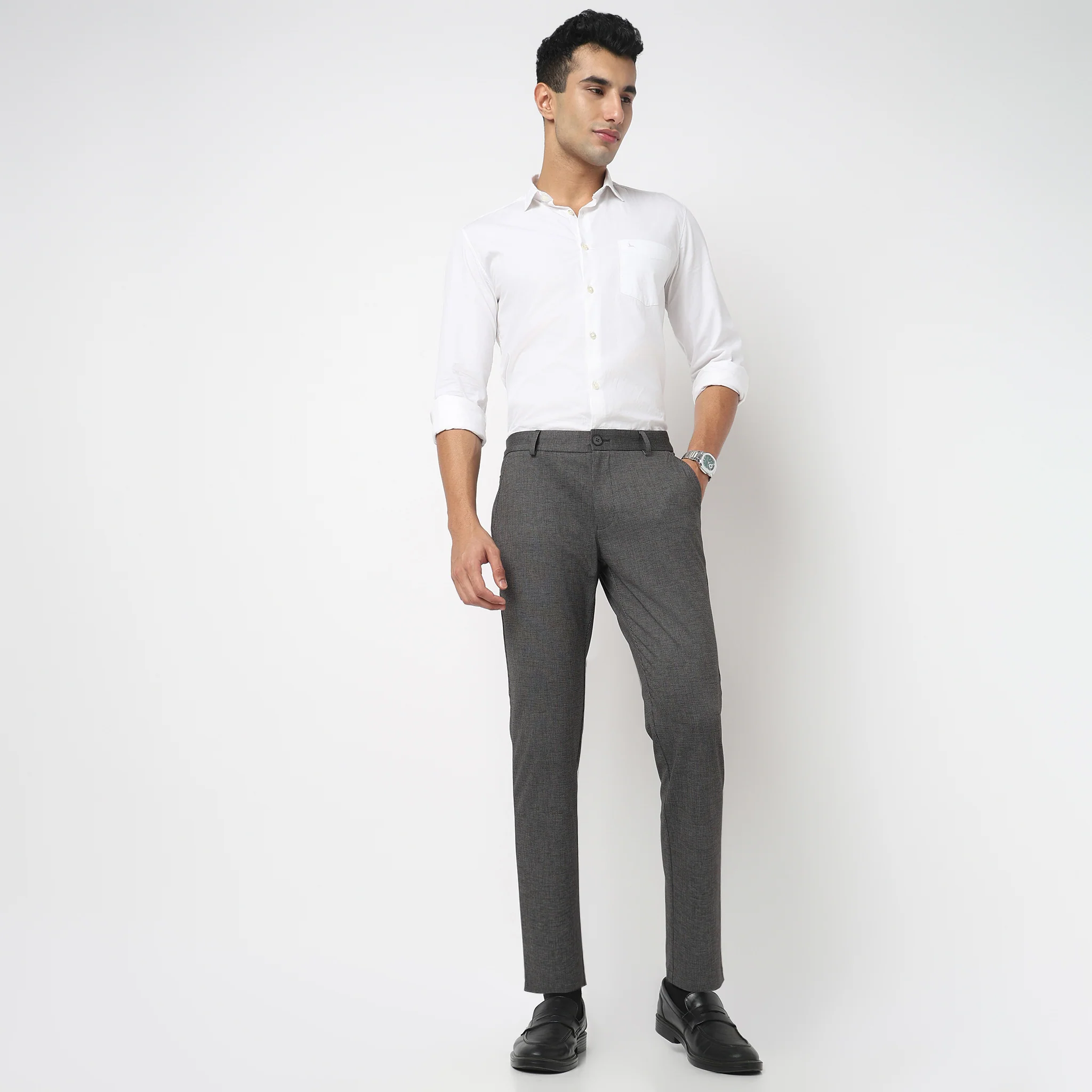 Crop Flex Pants - Ultra-Stretch Travel Friendly Crop Length With Secure Zip Pocket - Image 31