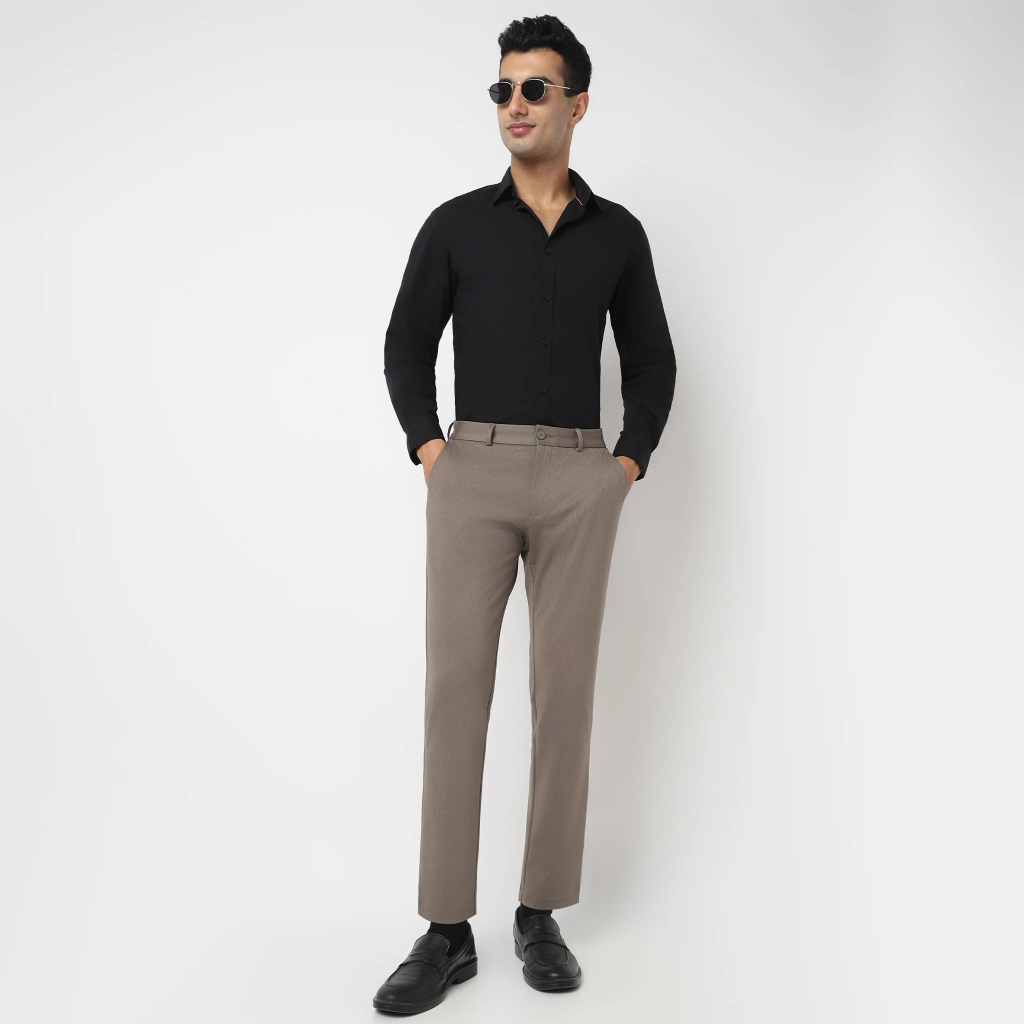 Crop Flex Pants - Ultra-Stretch Travel Friendly Crop Length With Secure Zip Pocket - Image 36