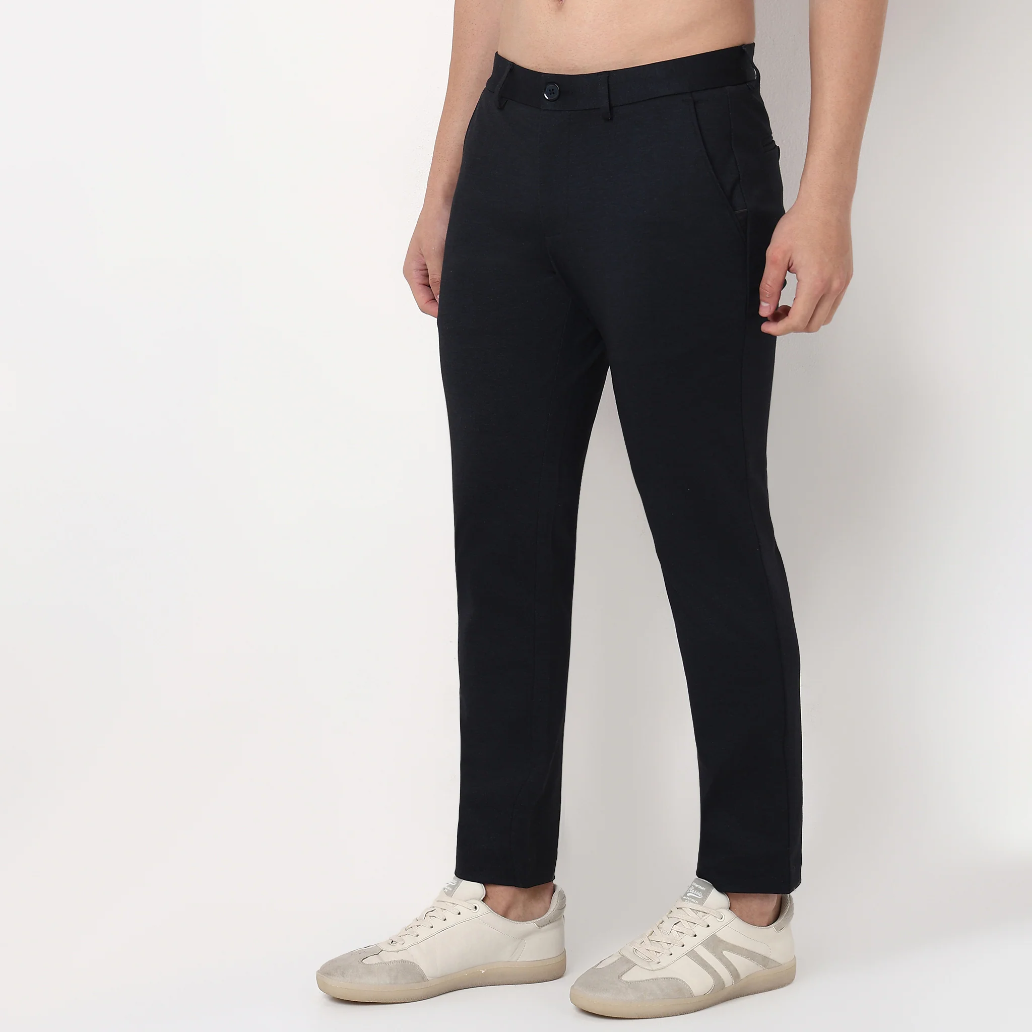Crop Flex Pants - Ultra-Stretch Travel Friendly Crop Length With Secure Zip Pocket - Image 4