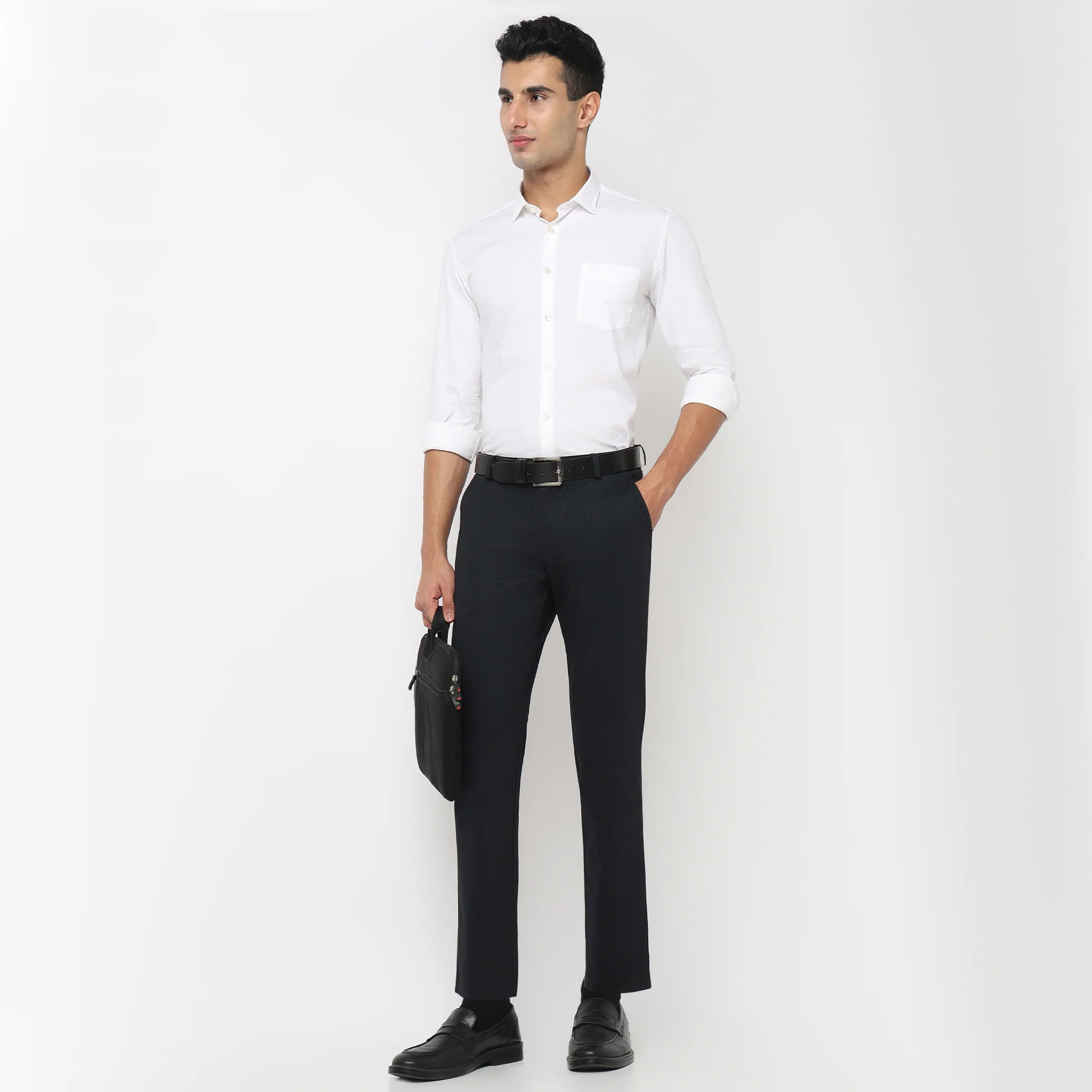 Crop Flex Pants - Ultra-Stretch Travel Friendly Crop Length With Secure Zip Pocket - Image 46