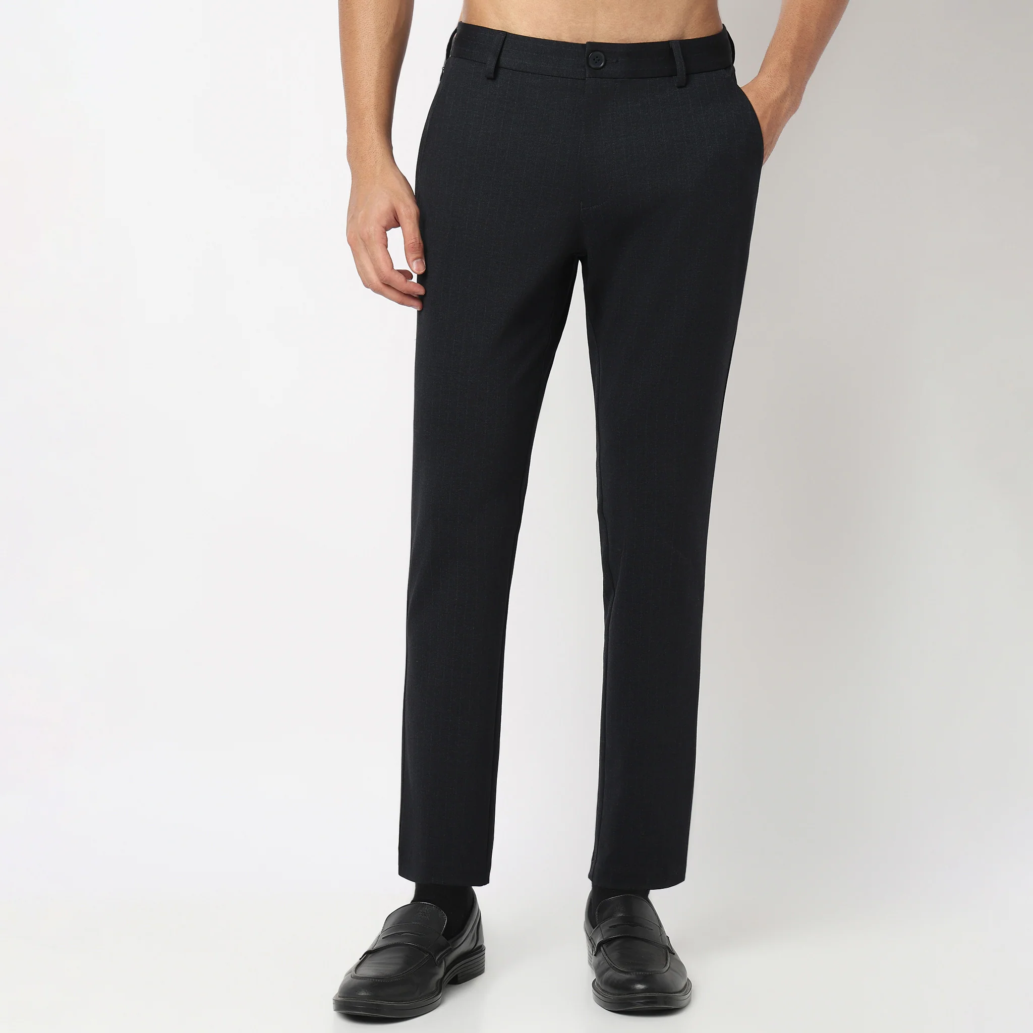 Crop Flex Pants - Ultra-Stretch Travel Friendly Crop Length With Secure Zip Pocket - Image 47
