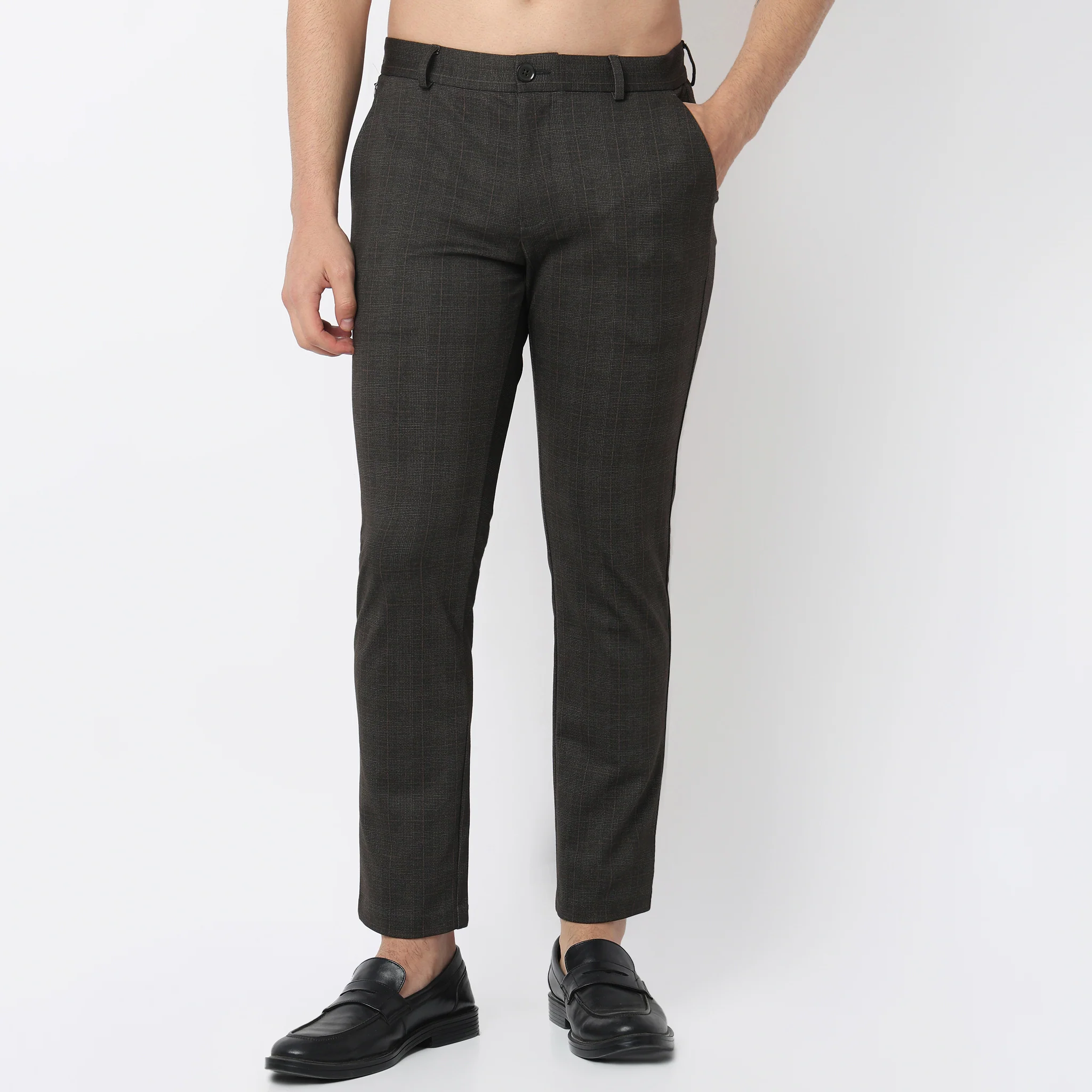 Crop Flex Pants - Ultra-Stretch Travel Friendly Crop Length With Secure Zip Pocket - Image 5