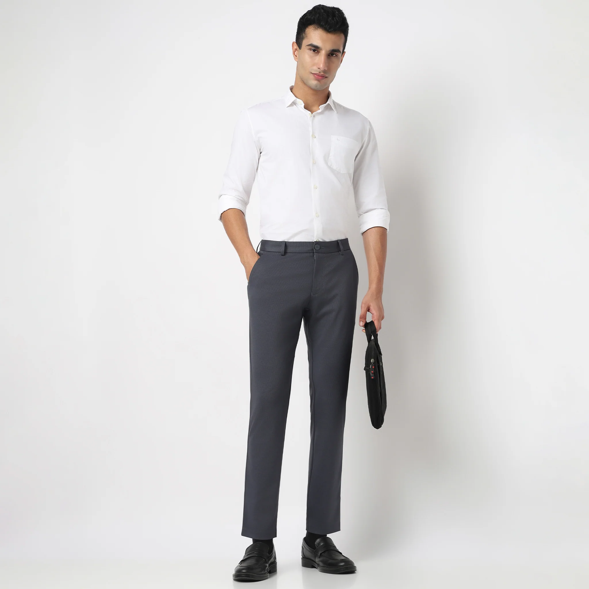 Crop Flex Pants - Ultra-Stretch Travel Friendly Crop Length With Secure Zip Pocket - Image 56