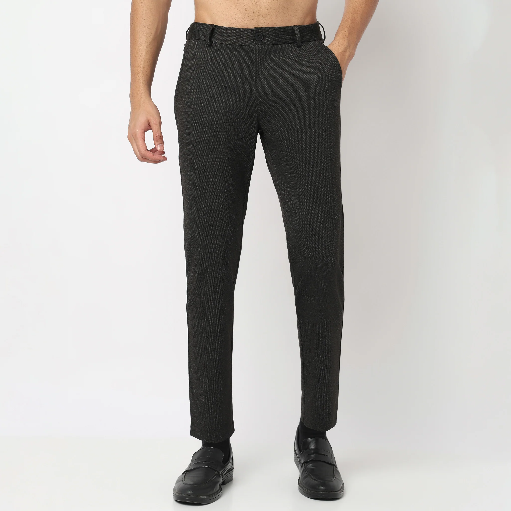 Crop Flex Pants - Ultra-Stretch Travel Friendly Crop Length With Secure Zip Pocket - Image 62