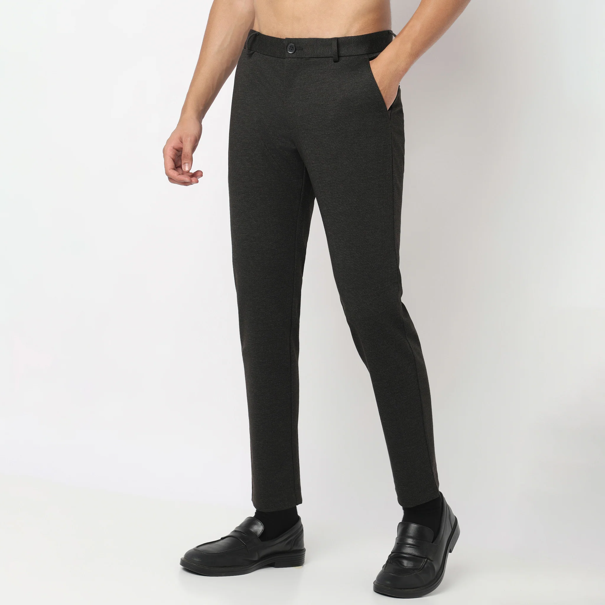 Crop Flex Pants - Ultra-Stretch Travel Friendly Crop Length With Secure Zip Pocket - Image 65