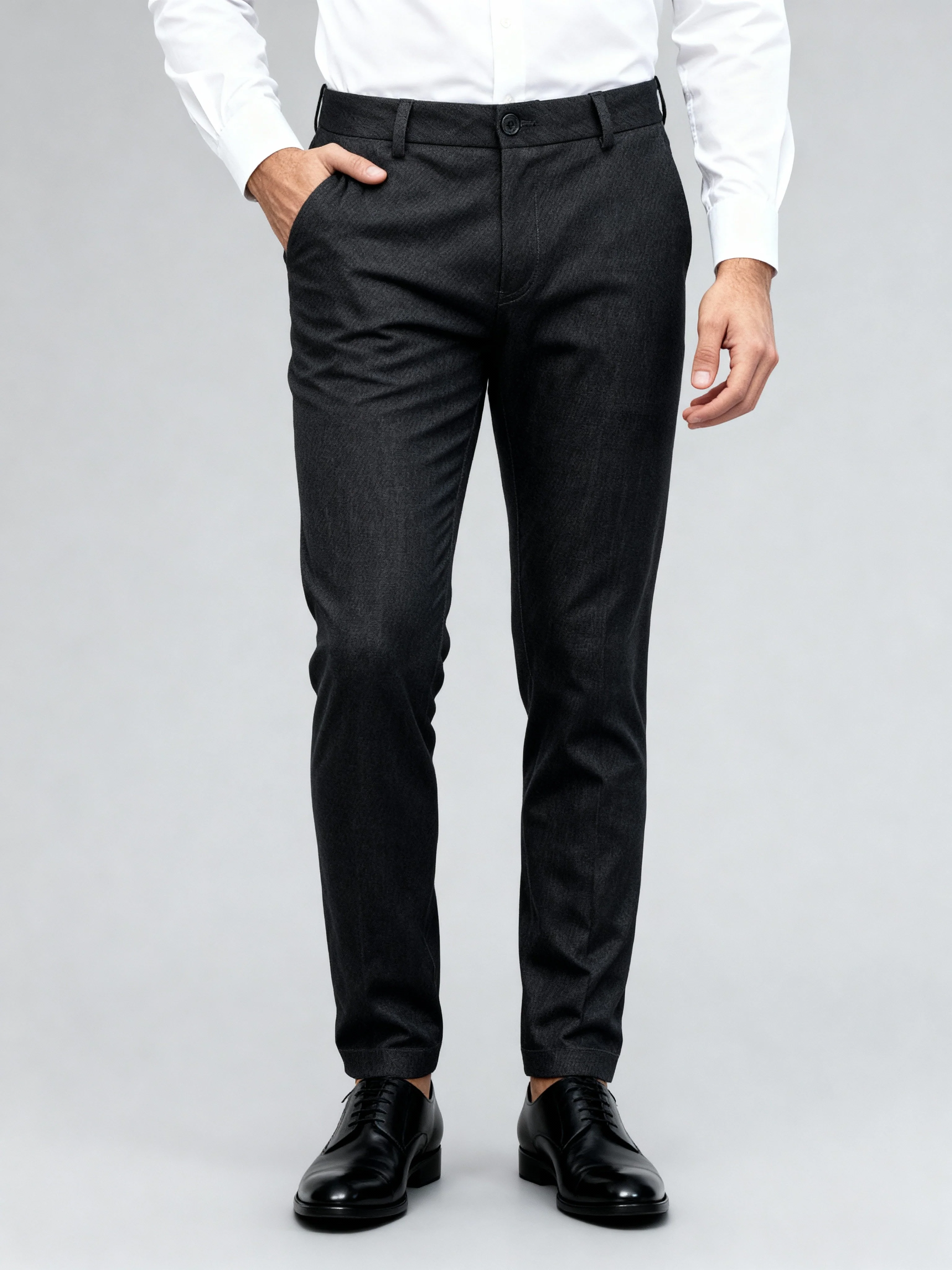 Crop Flex Pants - Ultra-Stretch Travel Friendly Crop Length With Secure Zip Pocket - Image 77