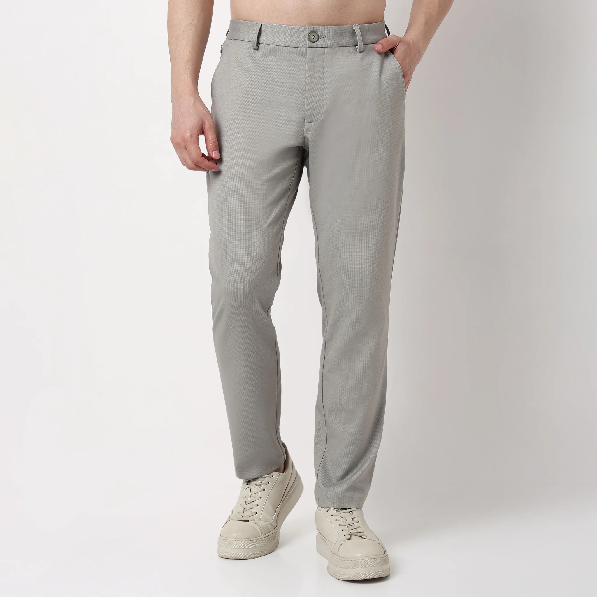 Crop Flex Pants - Ultra-Stretch Travel Friendly Crop Length With Secure Zip Pocket - Image 27