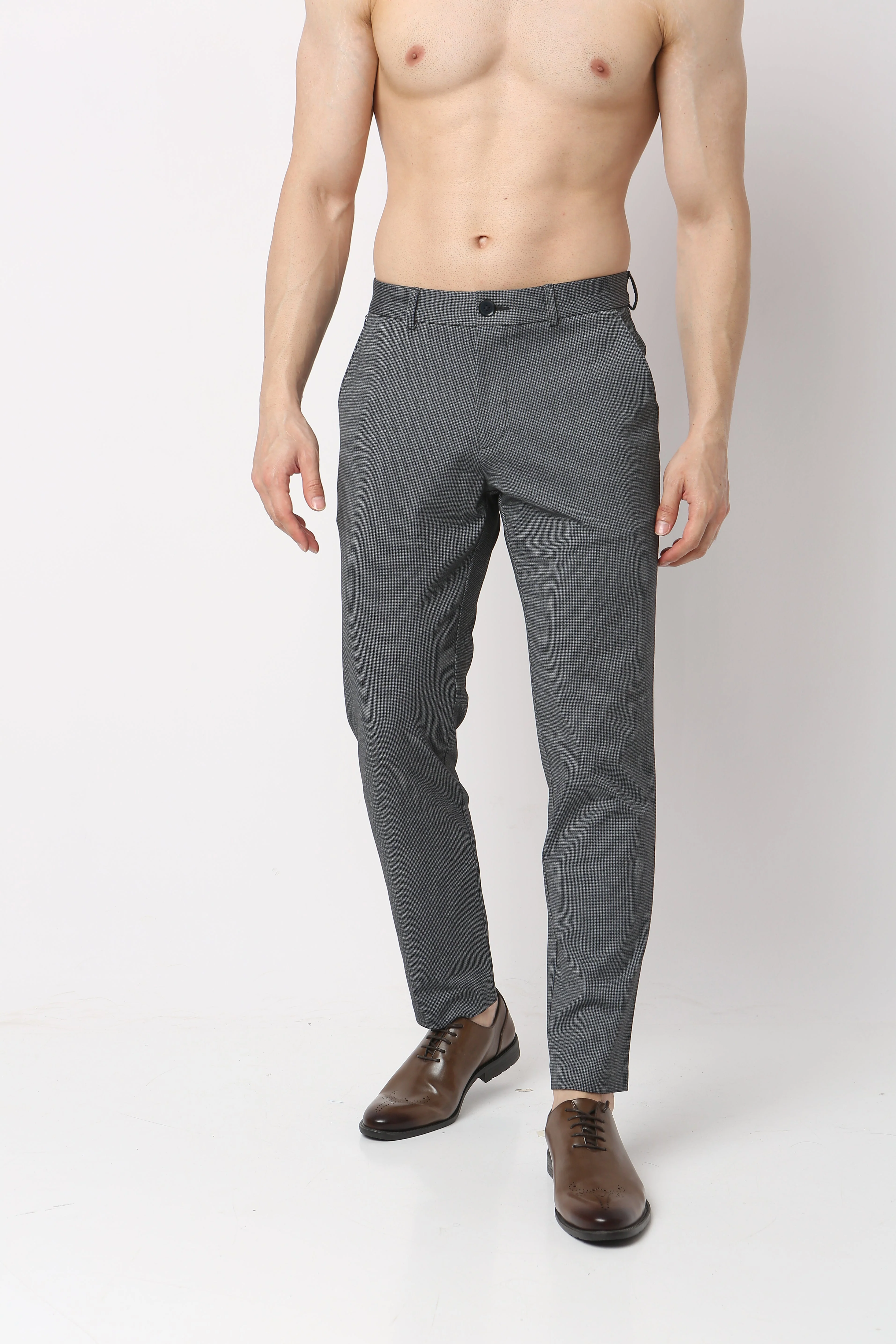 Crop Flex Pants - Ultra-Stretch Travel Friendly Crop Length With Secure Zip Pocket - Image 32