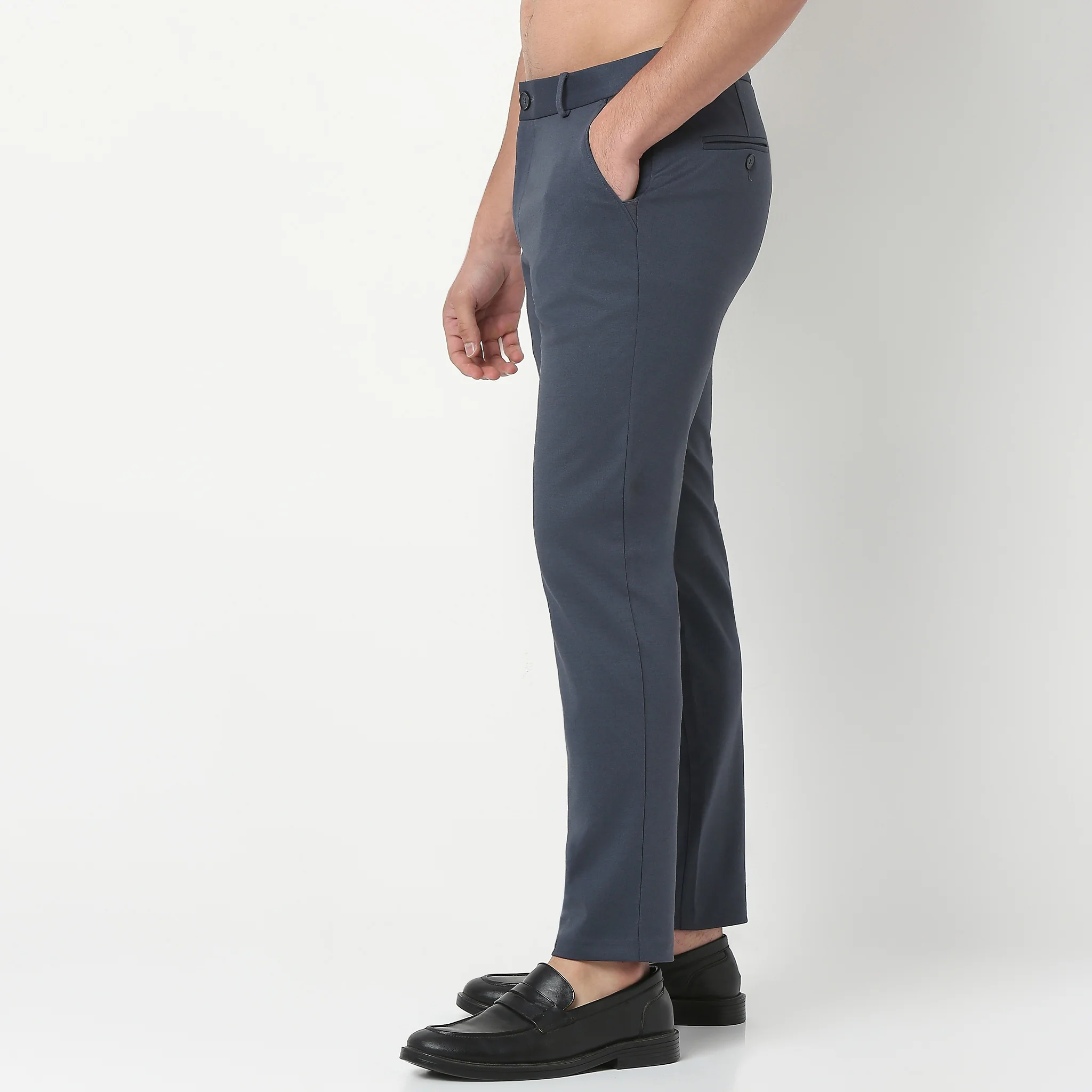 Crop Flex Pants - Ultra-Stretch Travel Friendly Crop Length With Secure Zip Pocket - Image 5